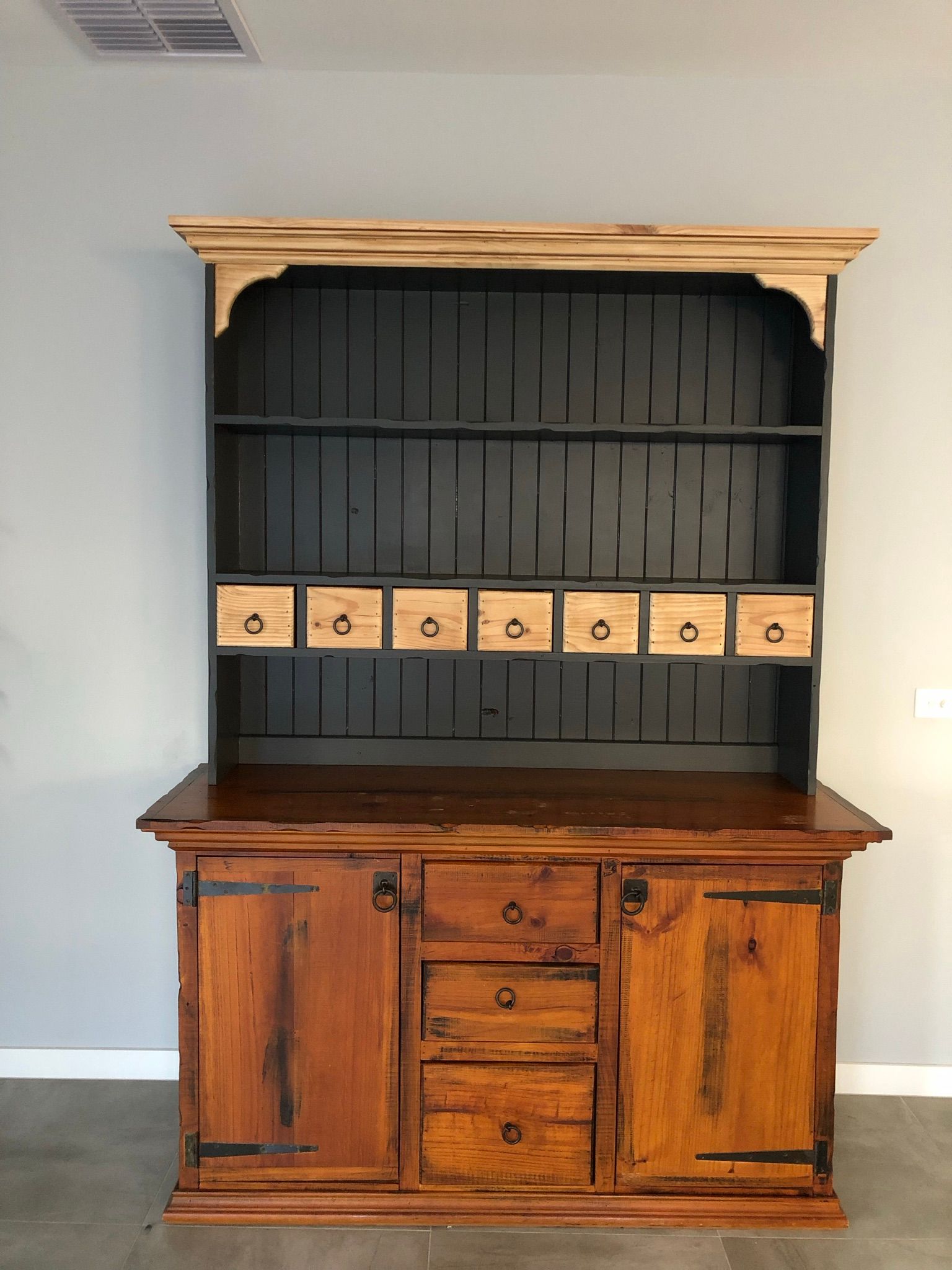 Upcycled kitchen hutch Bunnings community