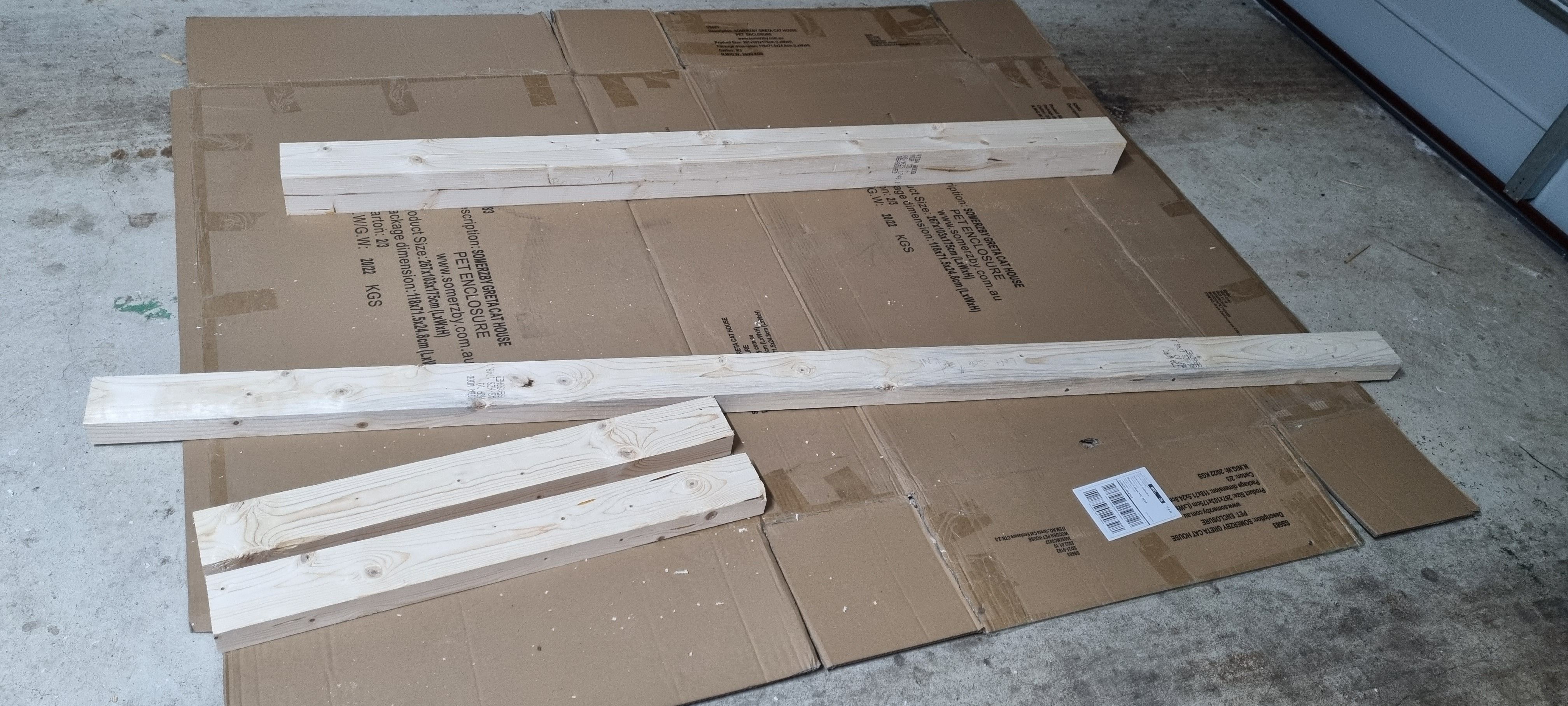 Queen bed using Castle Joint joinery Bunnings community