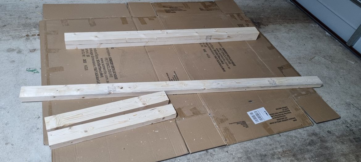 Bed sides Lumber cut to length