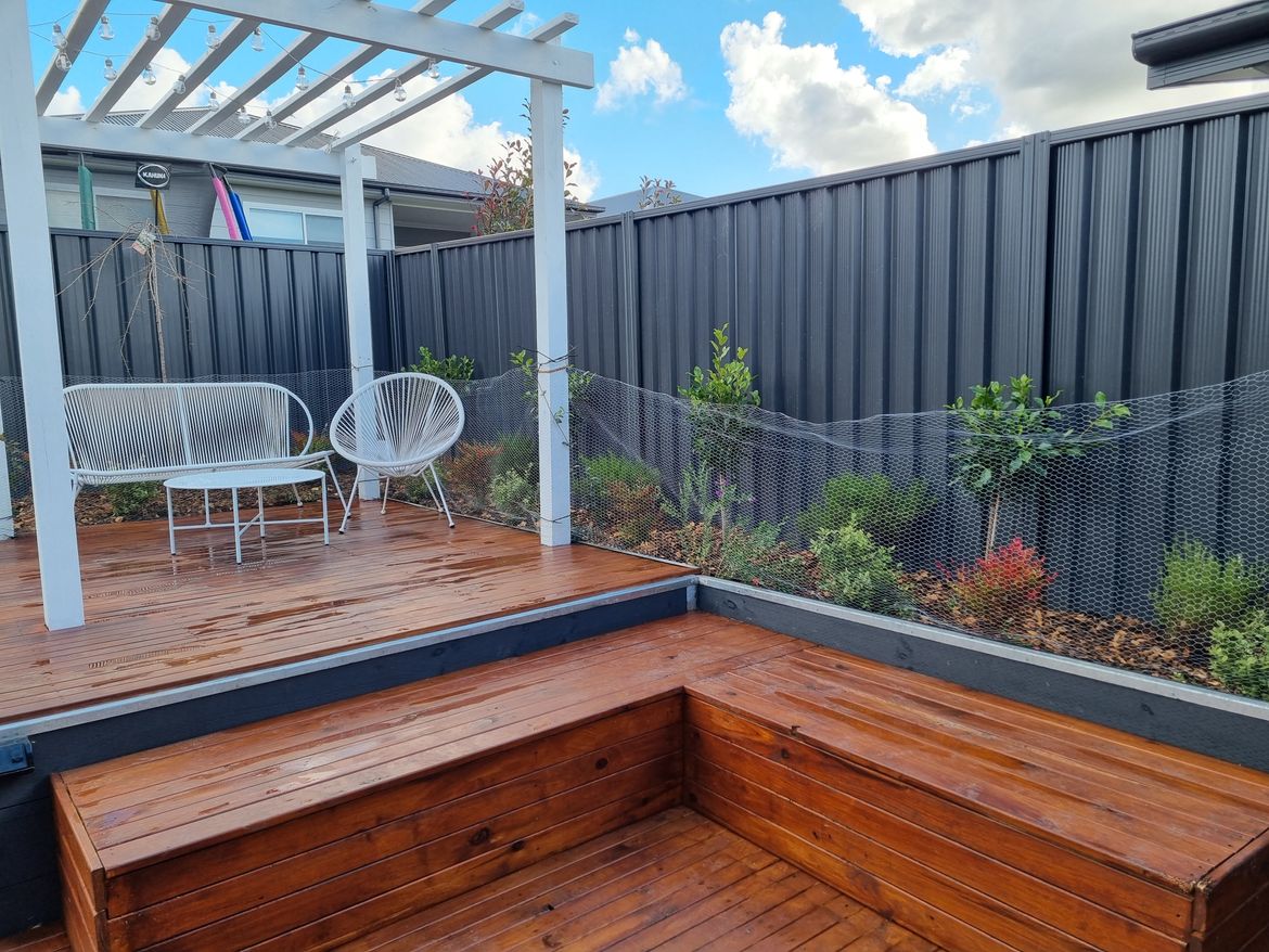 Outdoor entertaining area and retaining ... | Bunnings Workshop community