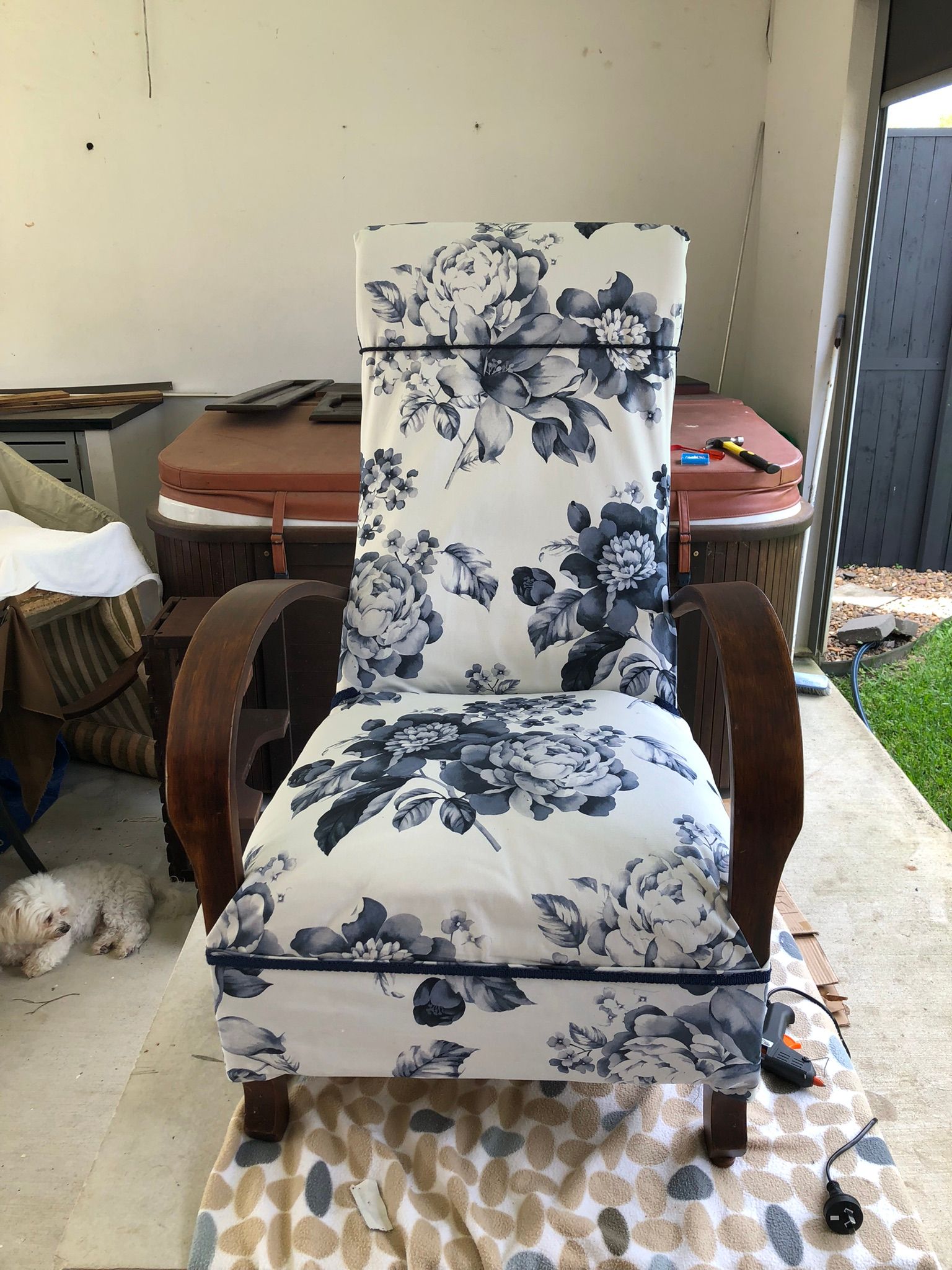 Old rocker chair restoration Bunnings community
