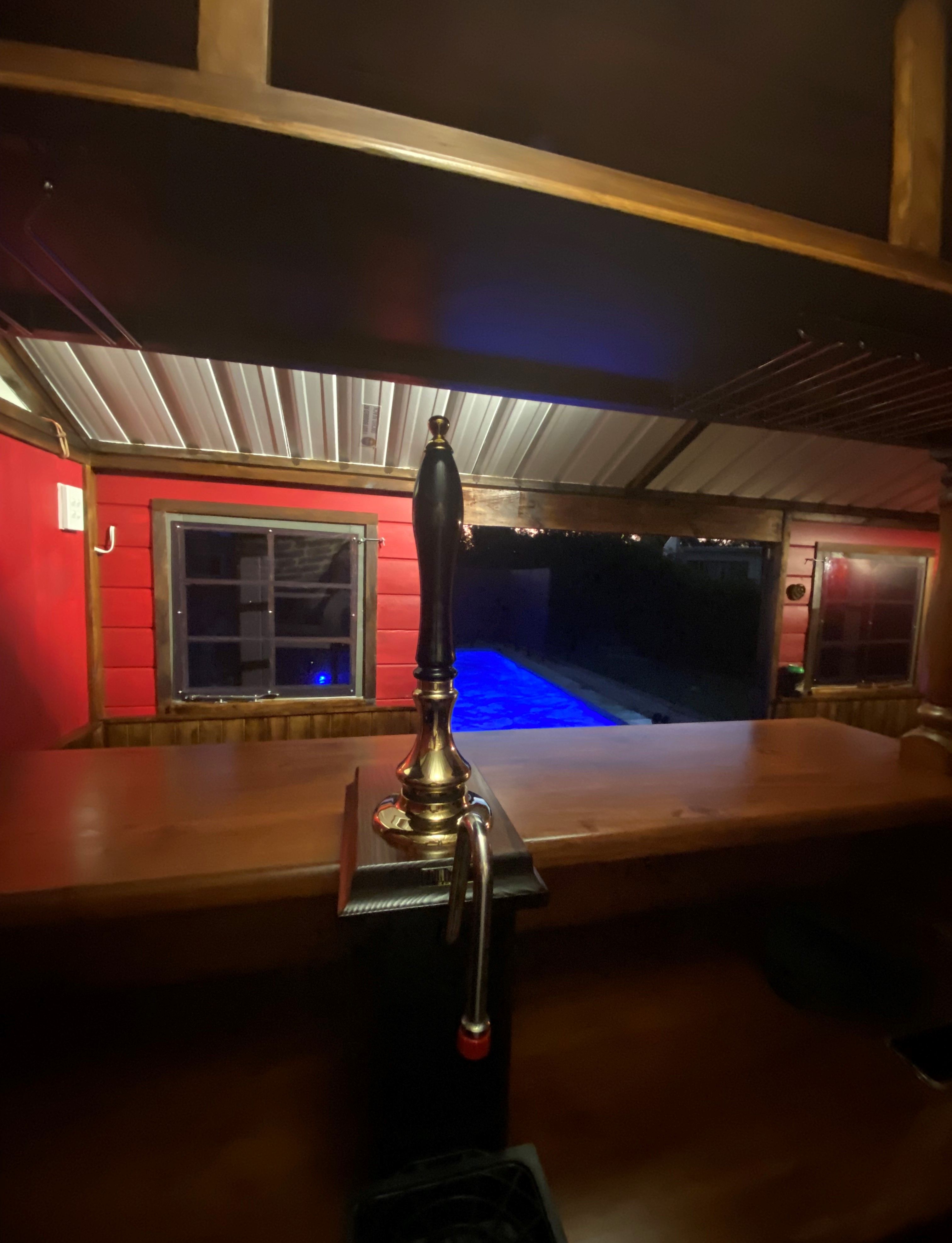 Backyard English pub custom made from sh... Bunnings community