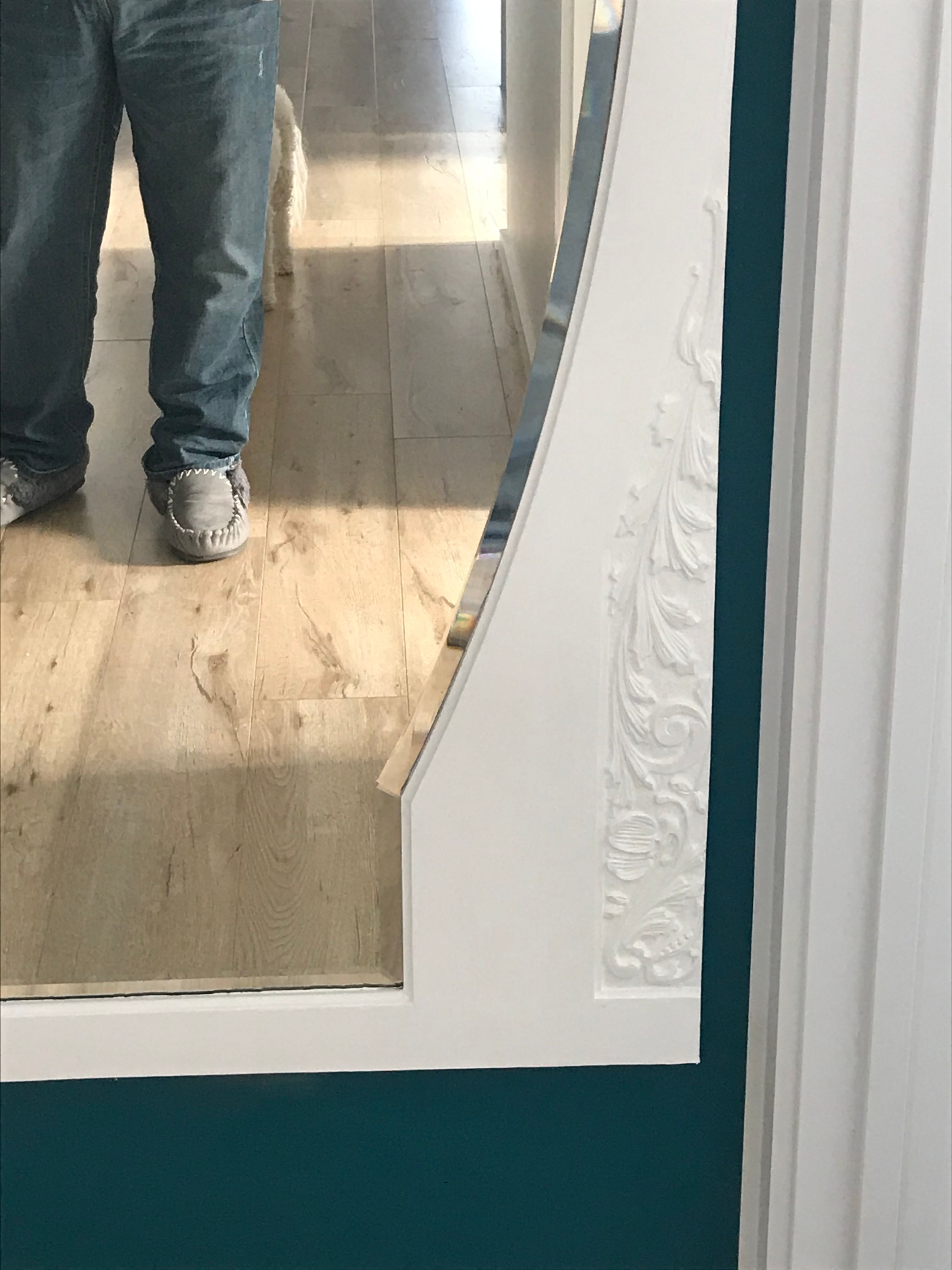 Hallway mirror from old dresser Bunnings community