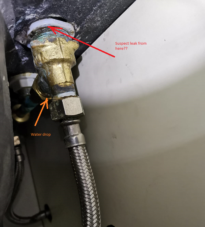 How to fix leak at bottom bathroom sink Bunnings community