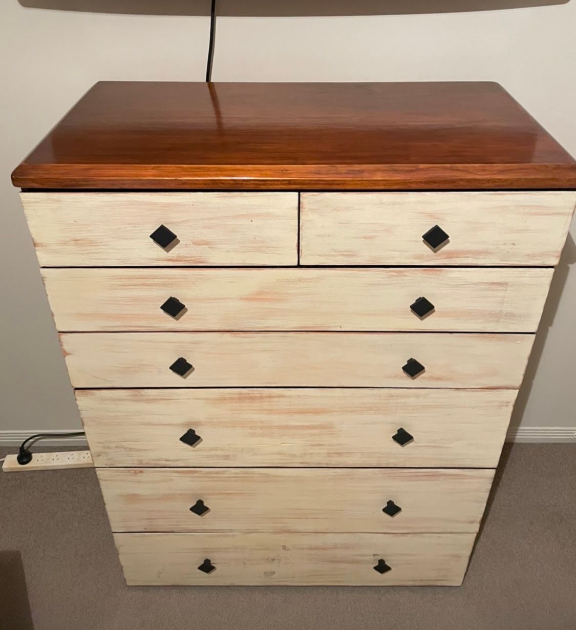 Turn around tall boy and bedside tables Bunnings community