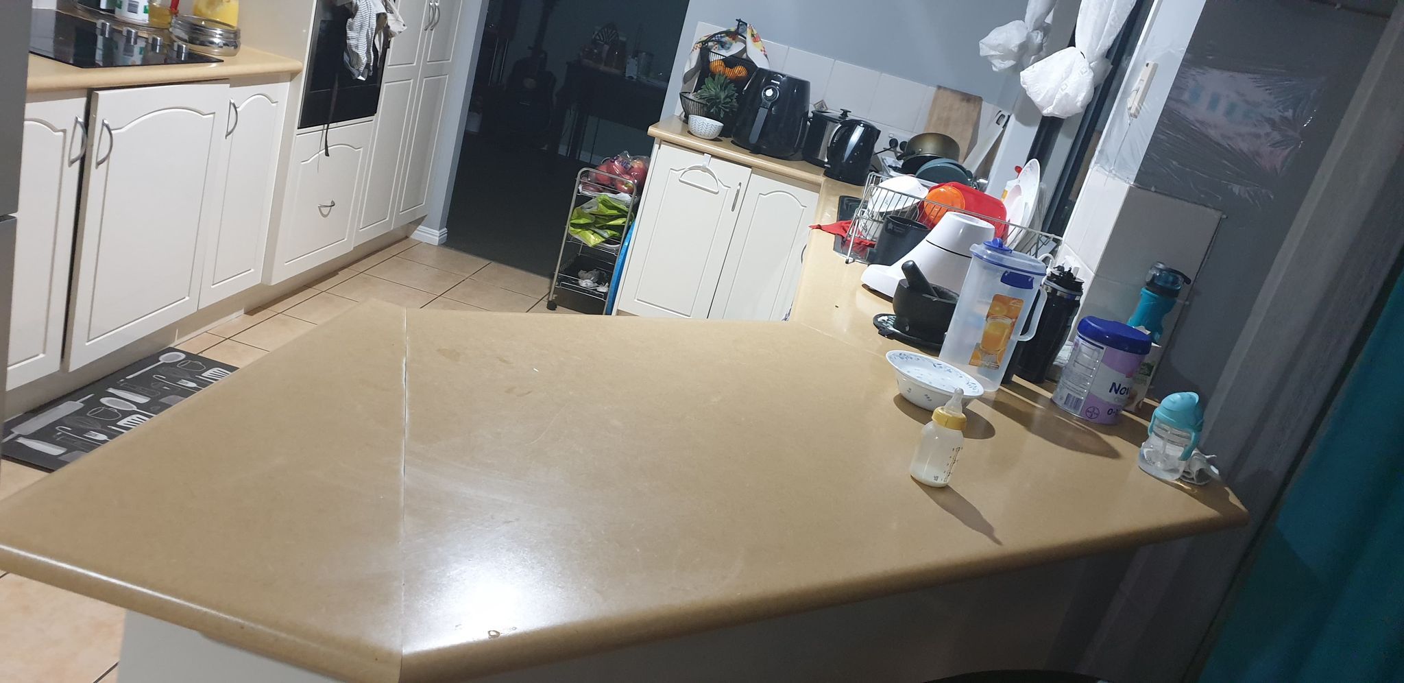 How to install kitchen laminate benchtop... Bunnings community