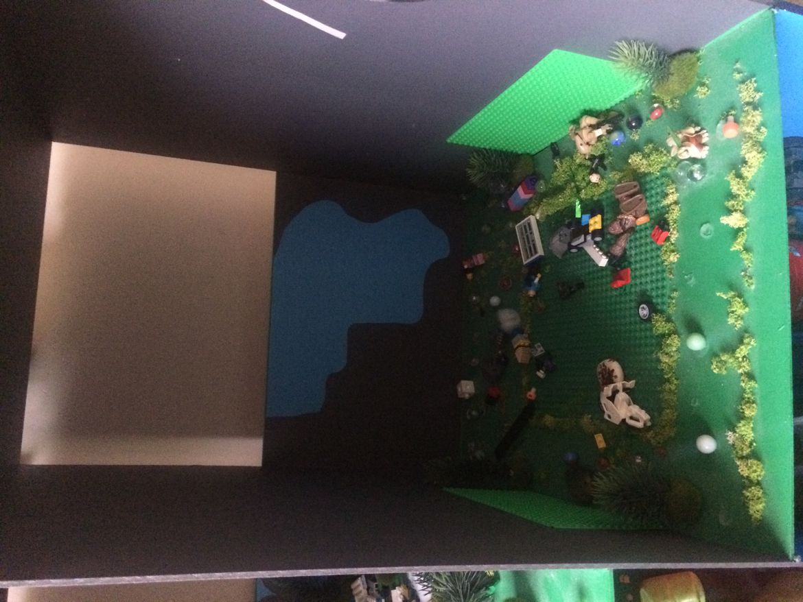 LEGO construction area