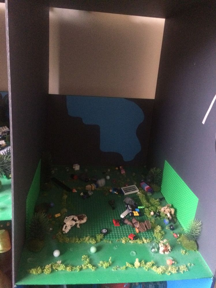 LEGO construction area