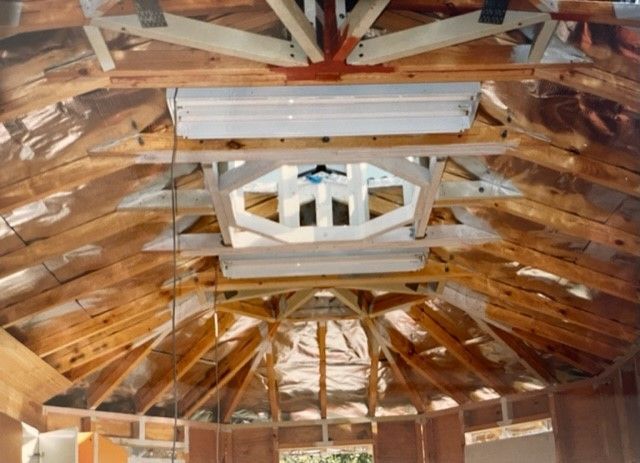 Enclosed ceiling with Sarking in Place