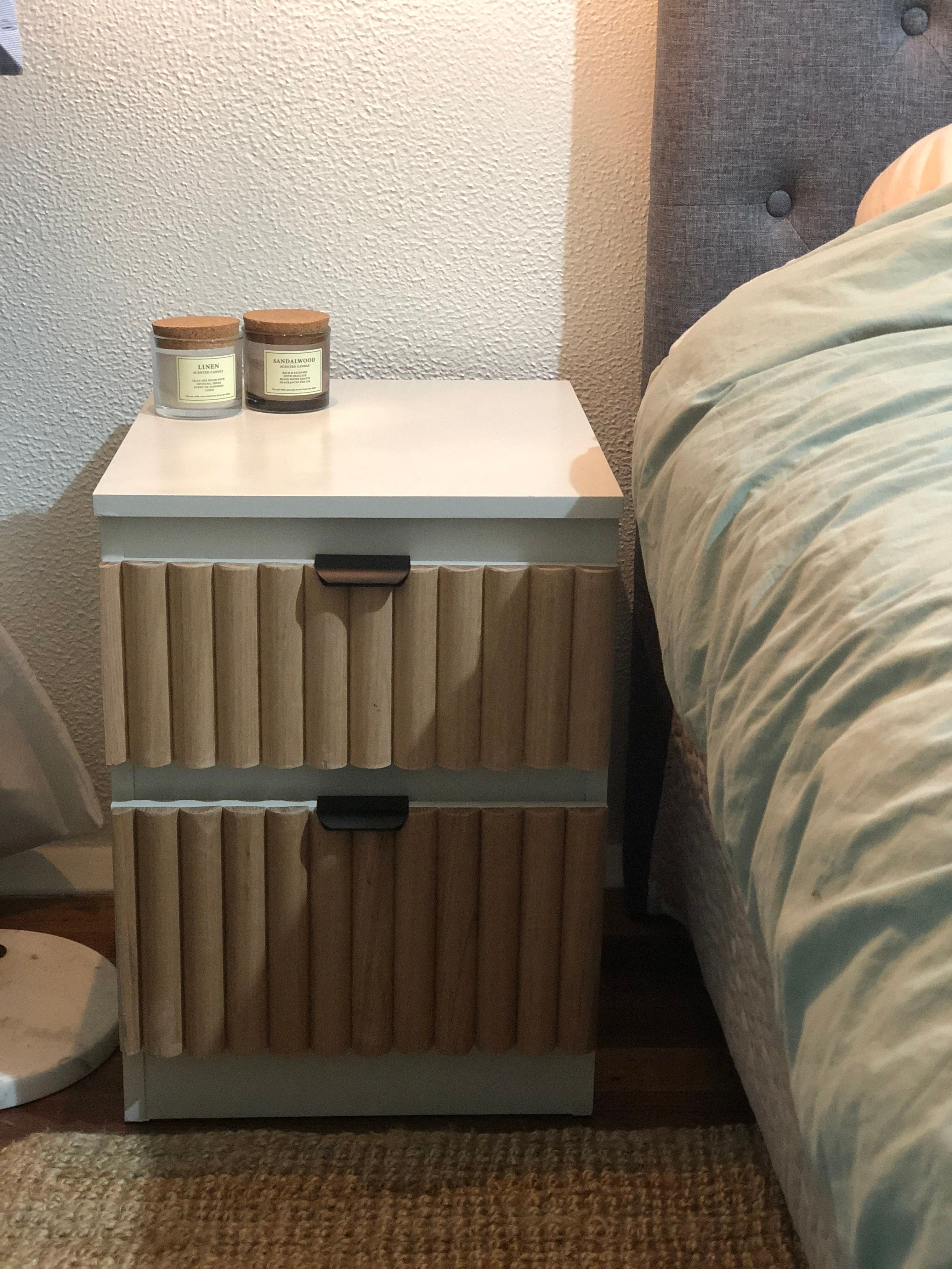 Upcycled bedside tables Bunnings community