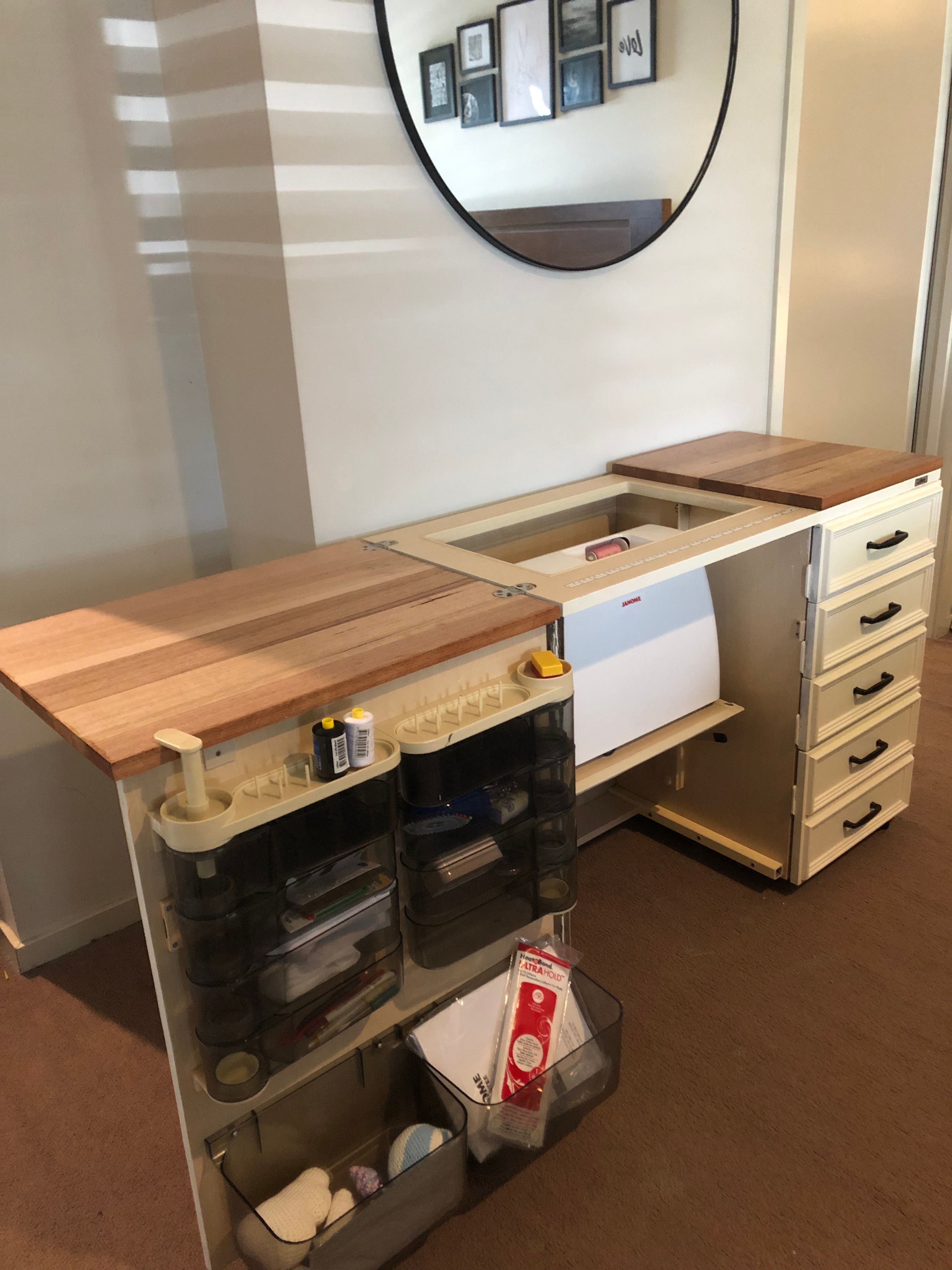 How I gave a sewing table a makeover Bunnings community
