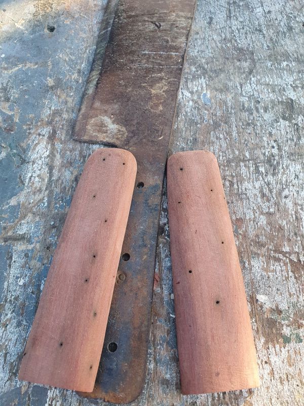 How to attach handle on old meat cleaver... Bunnings community