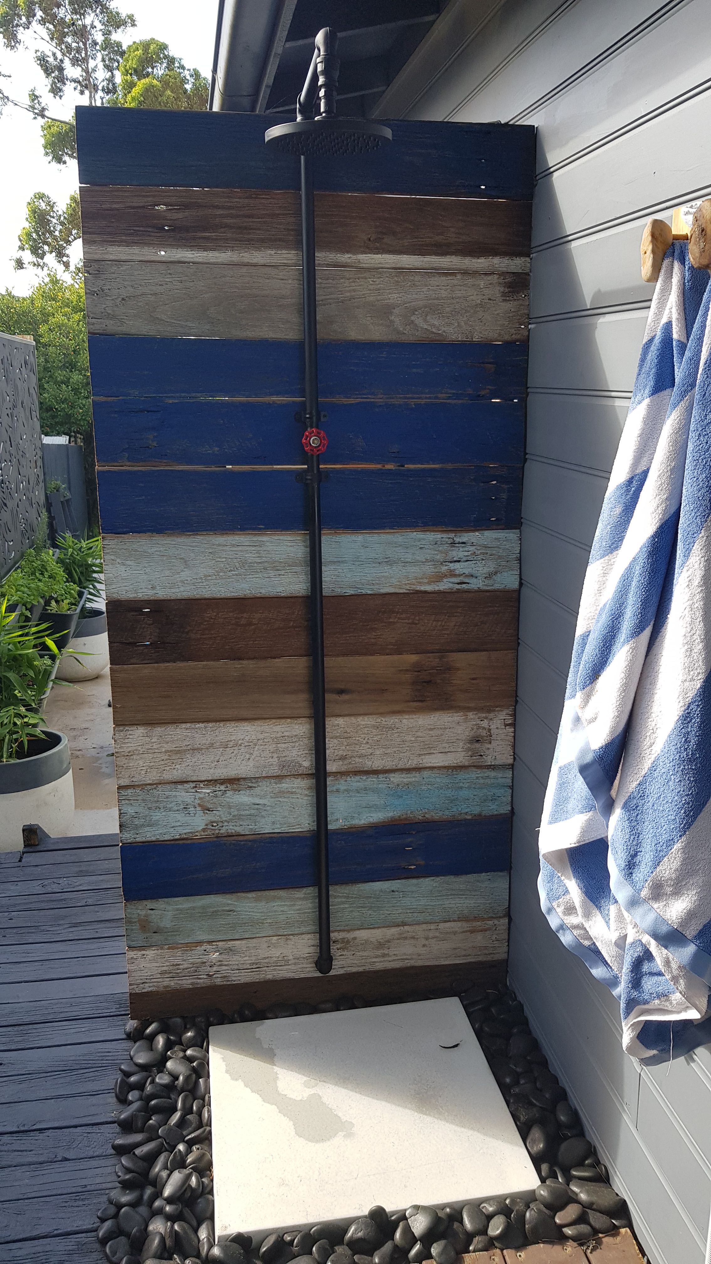 outdoor shower Bunnings community