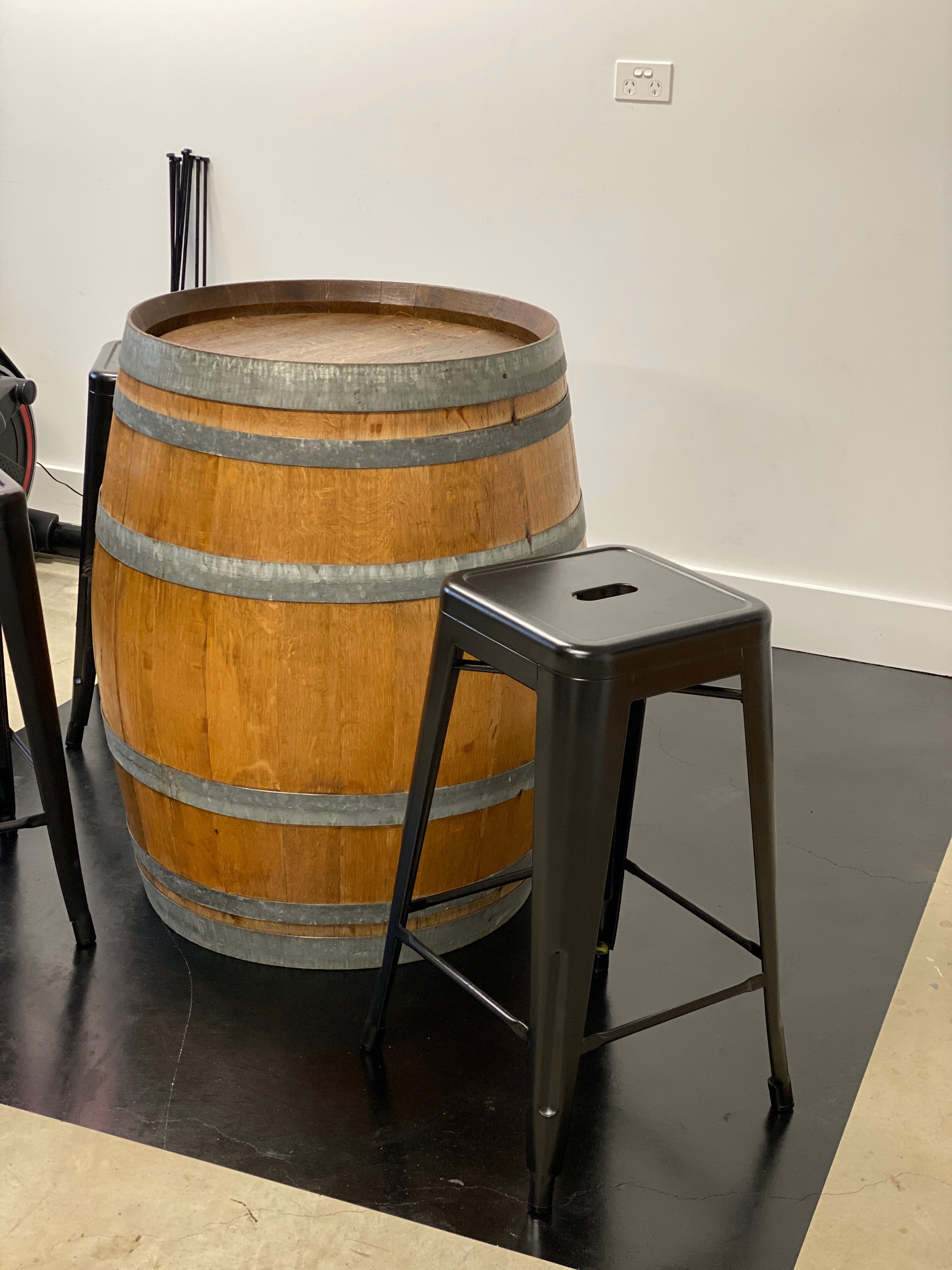 Wine barrel upcycle Bunnings community