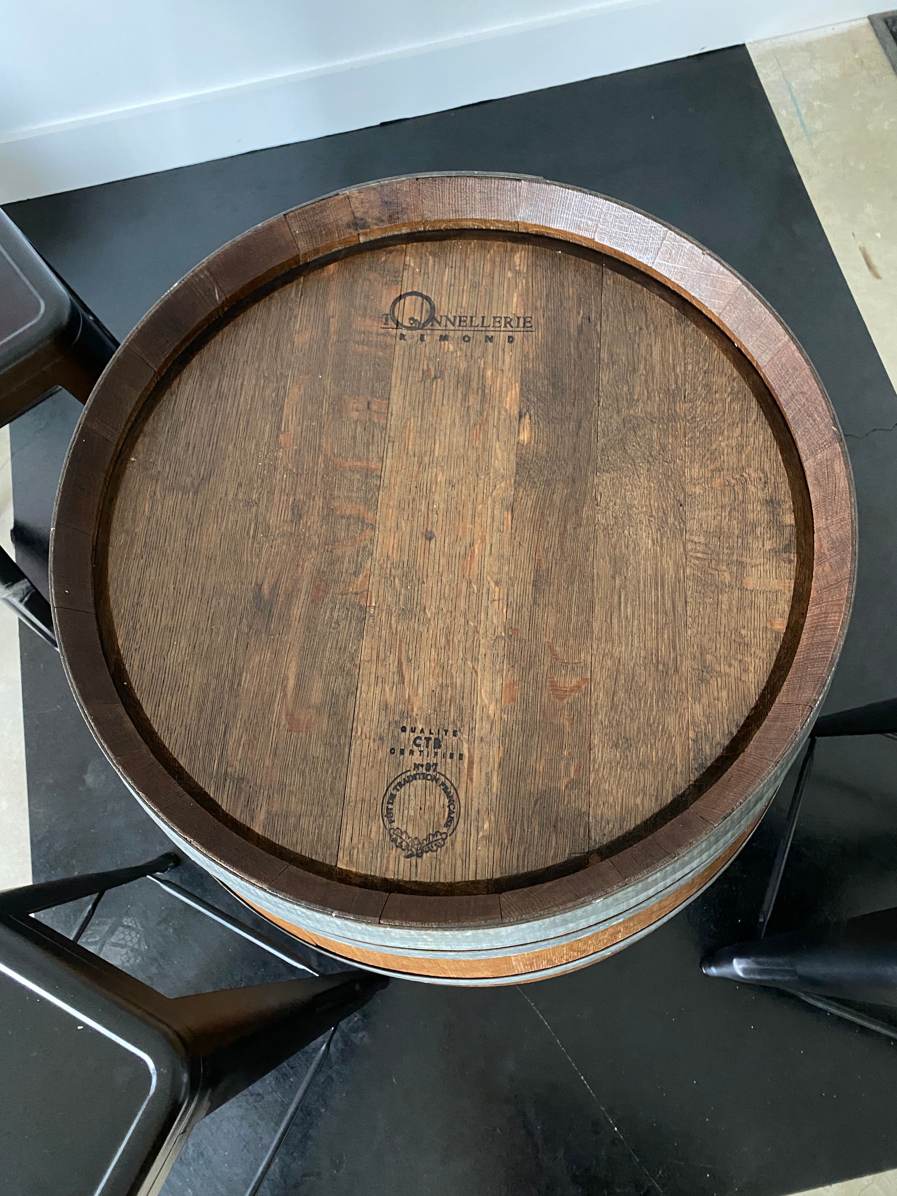 Wine barrel upcycle Bunnings community