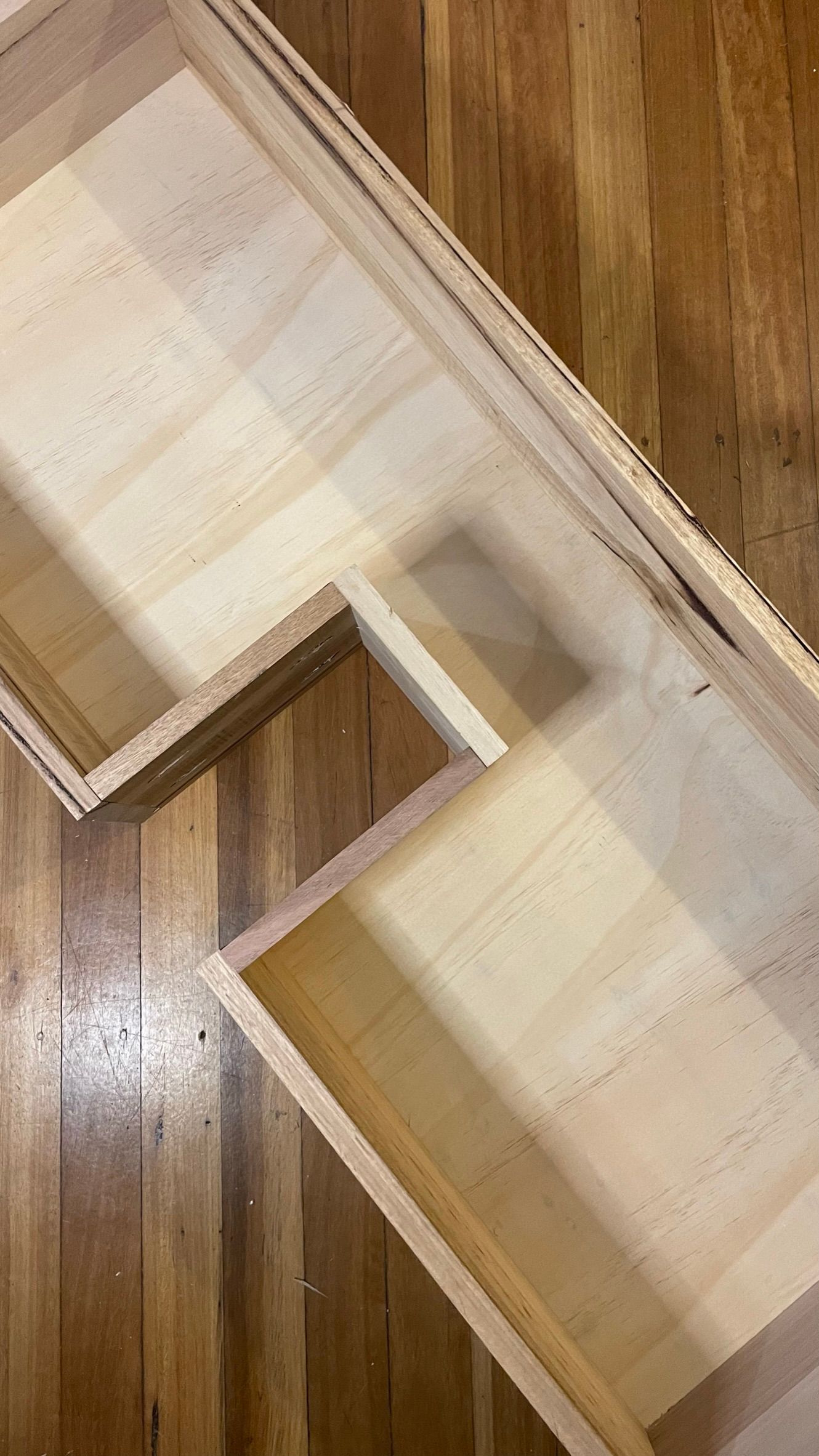 Tasmanian Oak bathroom vanity Bunnings community