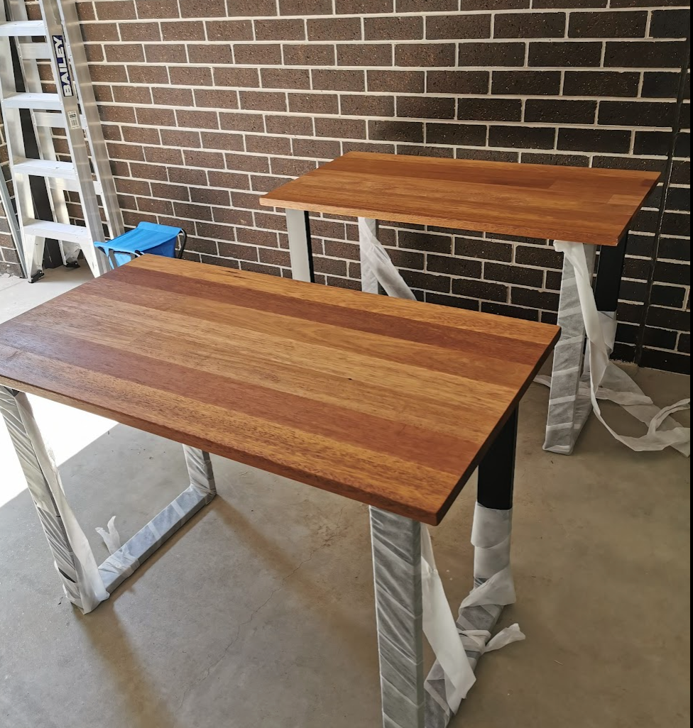 Home made desks Bunnings community