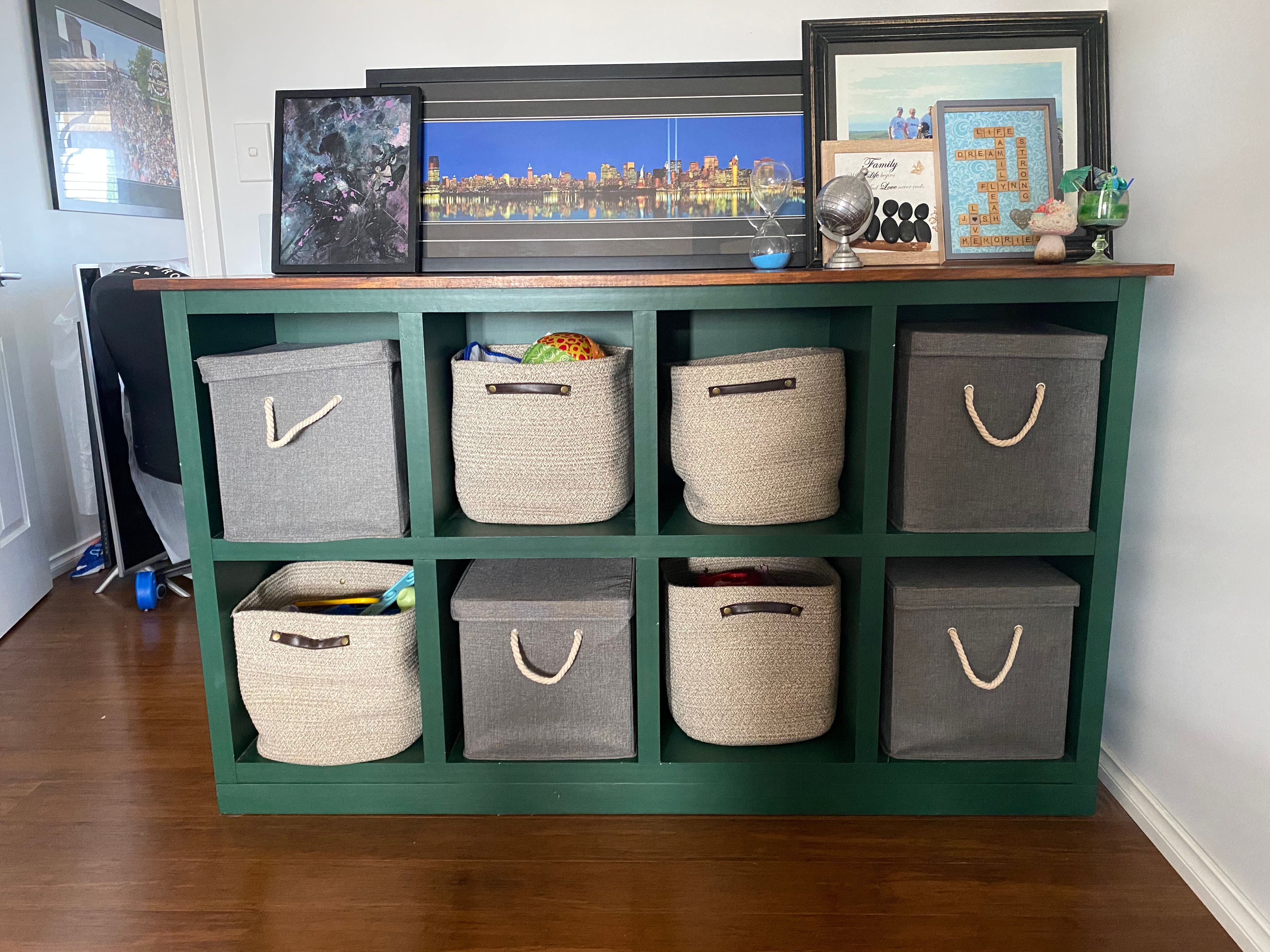 Cube storage unit upcycle Bunnings community