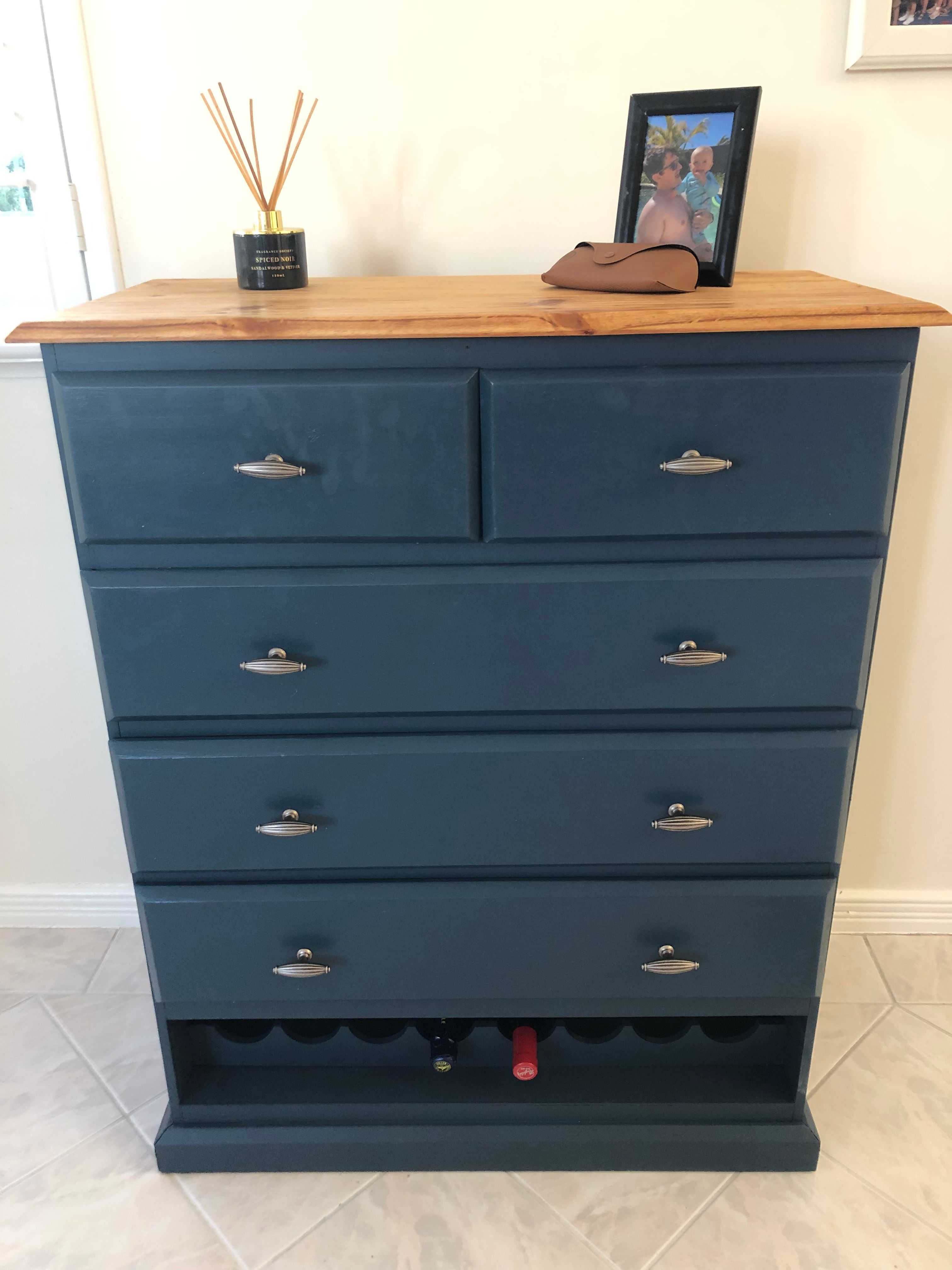 Upcycled chest of drawers Bunnings community