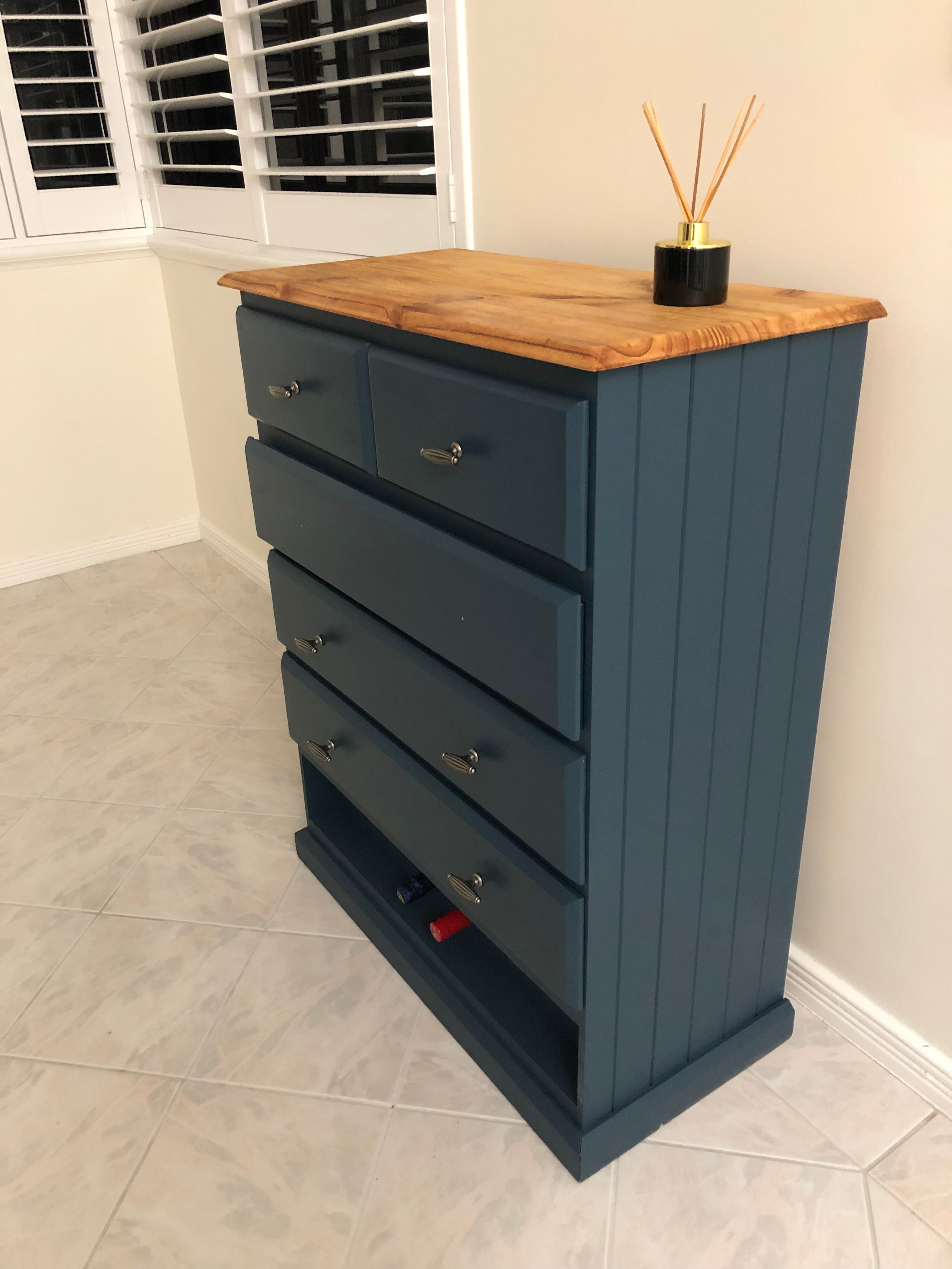 Upcycled chest of drawers Bunnings community