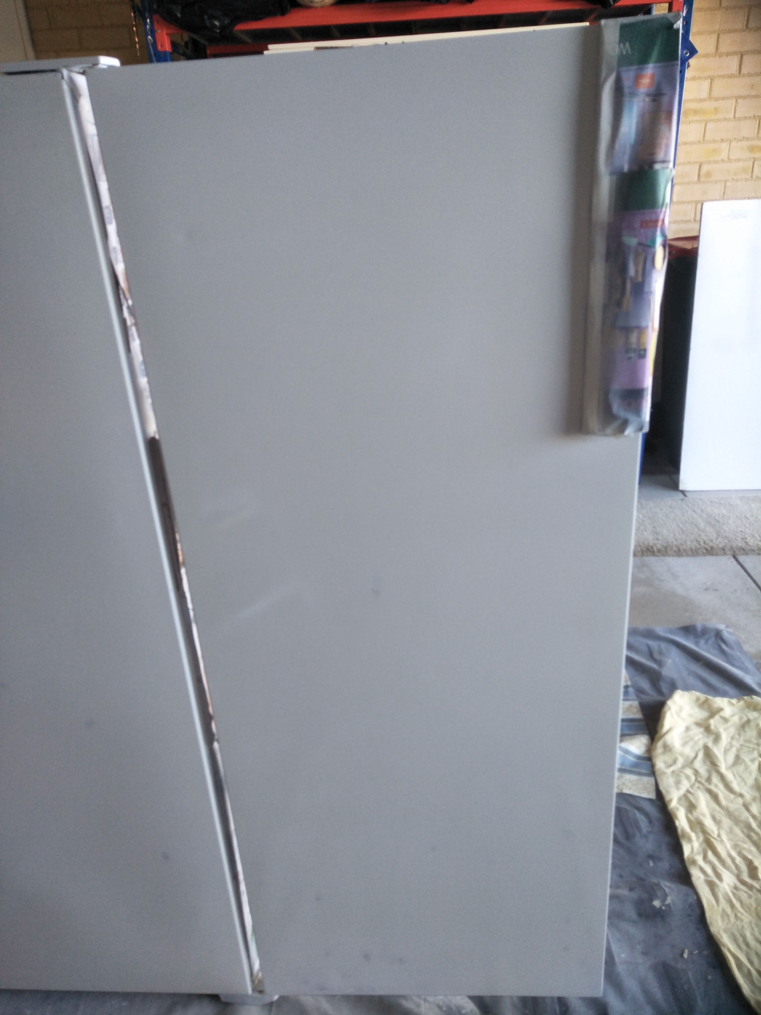 How do I paint a white rusty fridge? Bunnings community