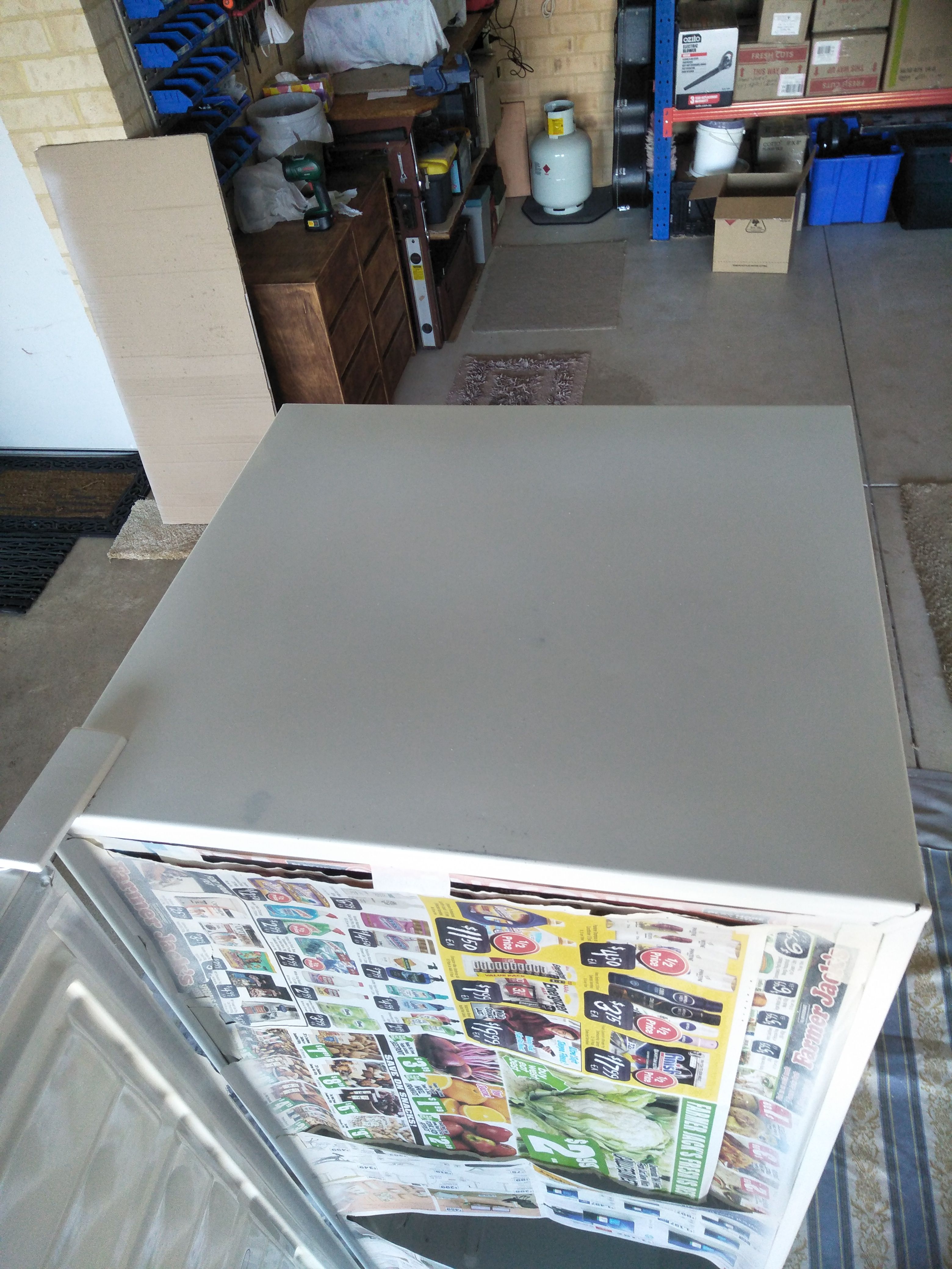 How do I paint a white rusty fridge? Bunnings community