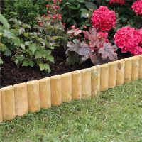 Timber garden edging
