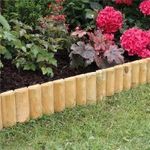 Timber garden edging