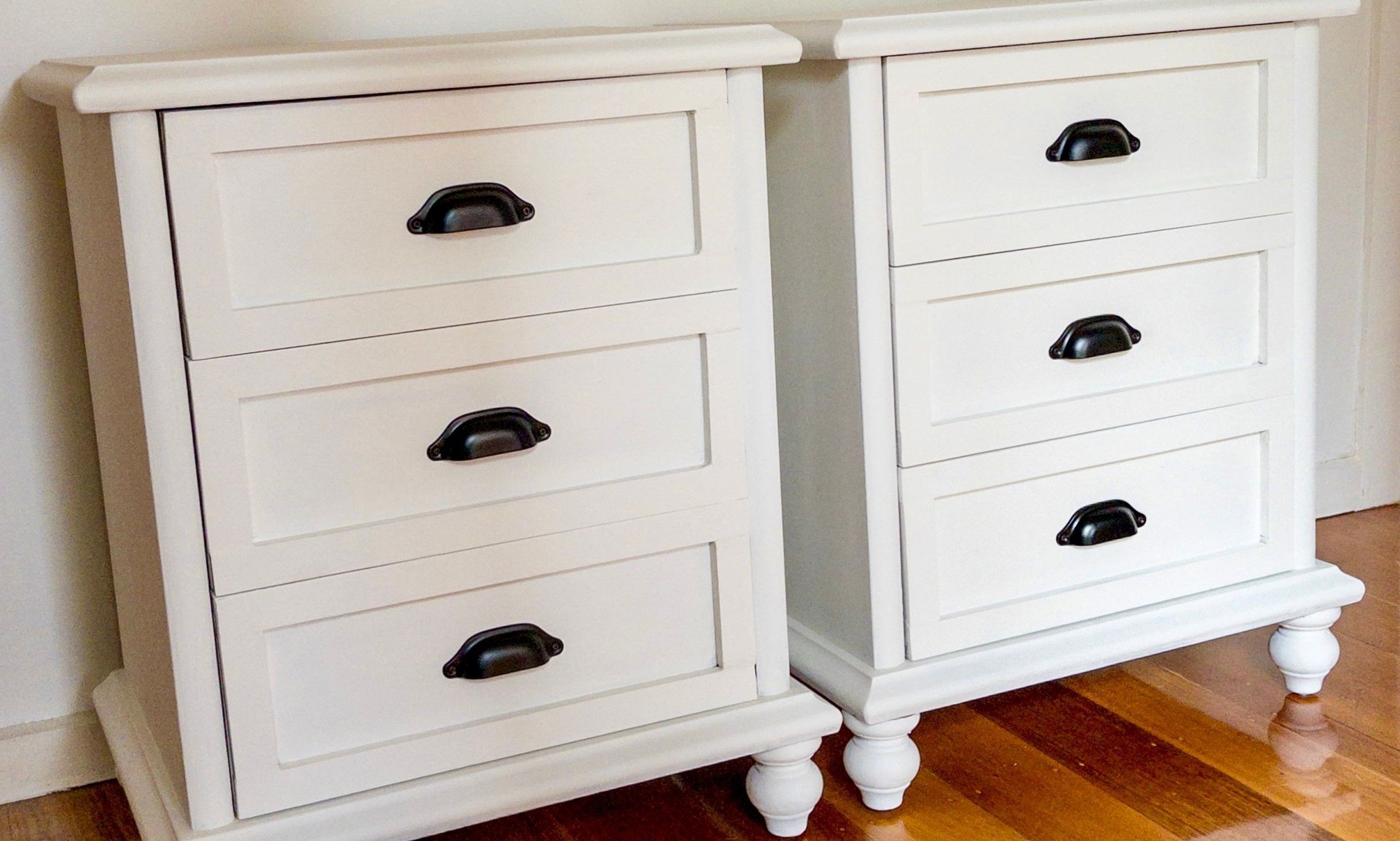 Upcycled bedside drawers and tables Bunnings community