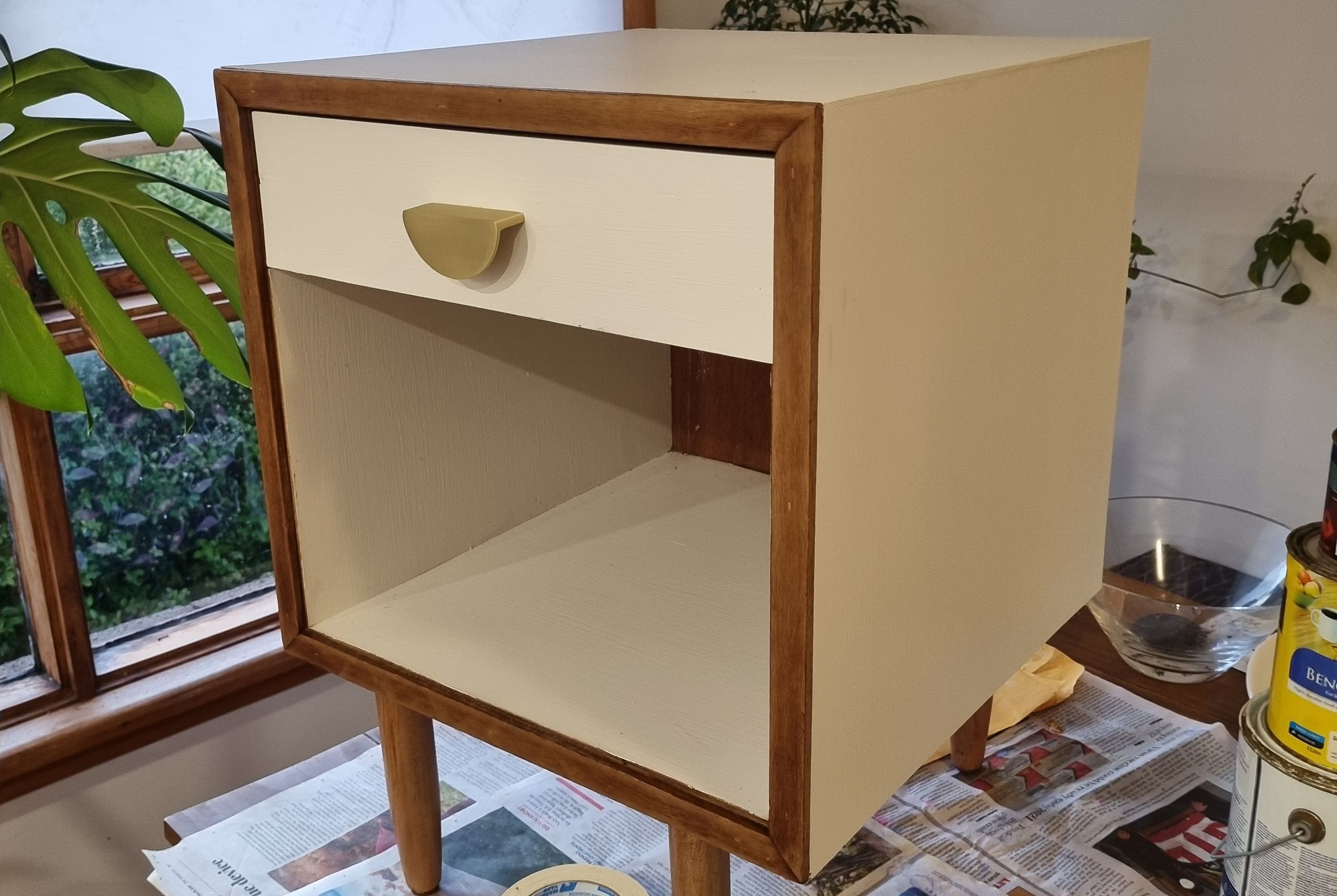 Upcycled bedside drawers and tables Bunnings community