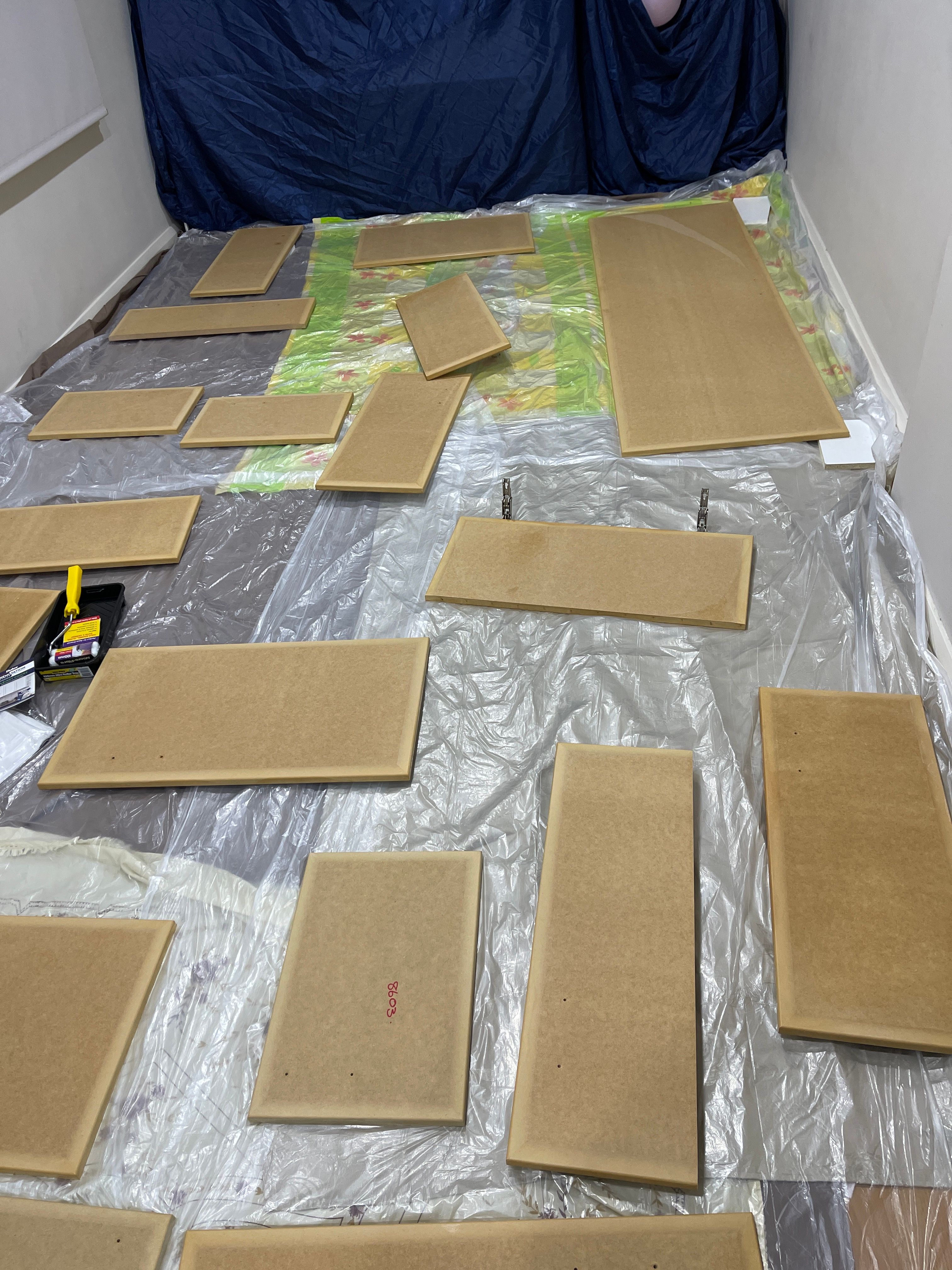 Solved How to paint vinyl wrap kitchen Bunnings