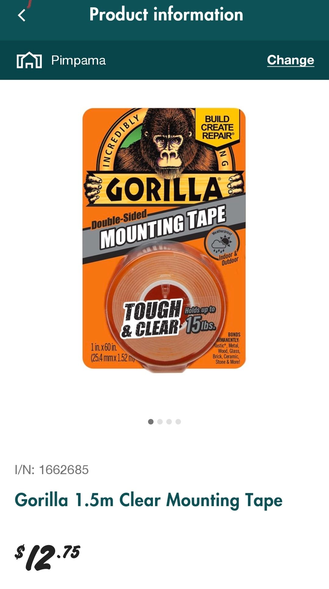 How to change the rain shower head to a Bunnings community