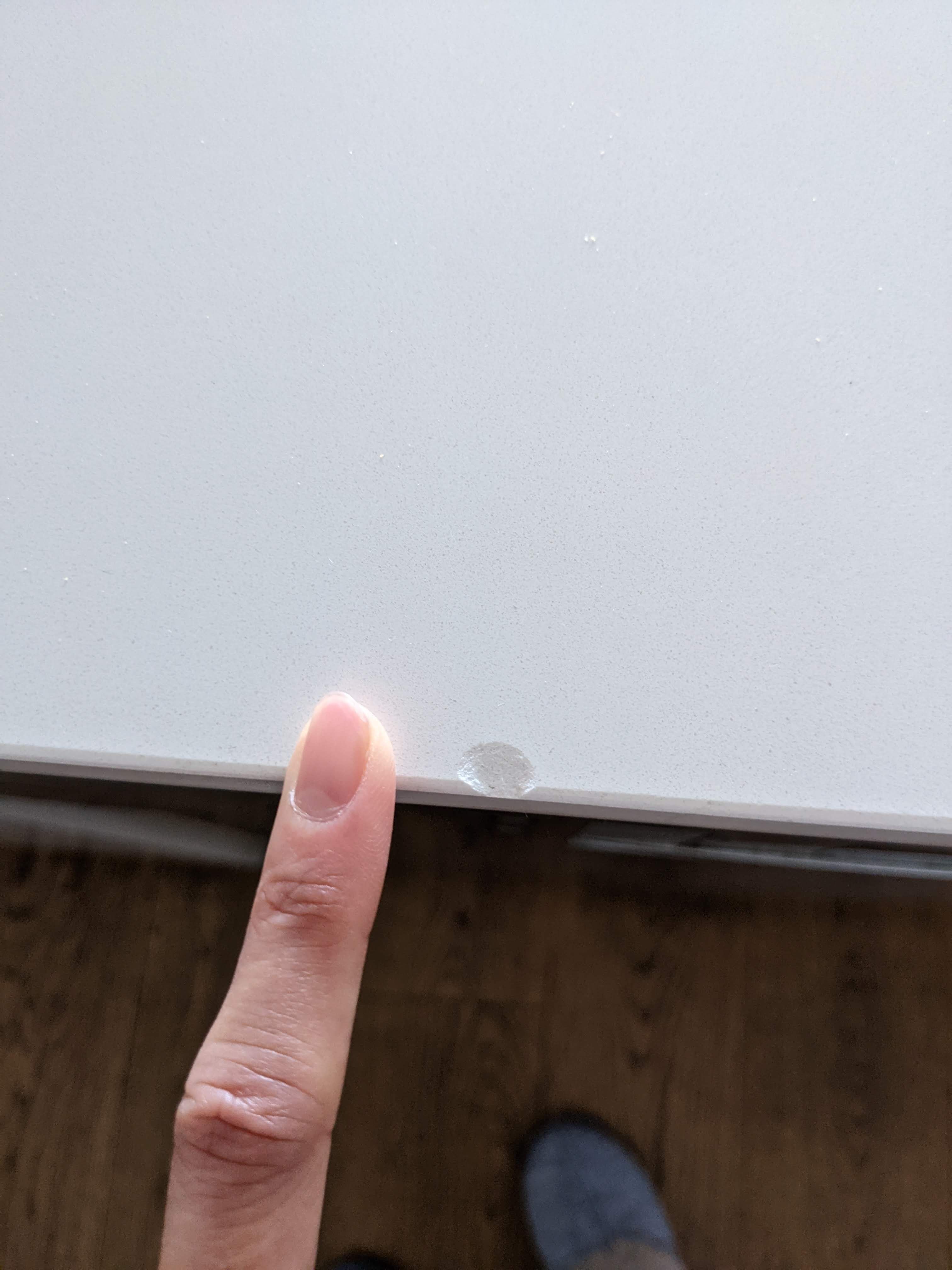 How to fix chip on kitchen benchtop? Bunnings community