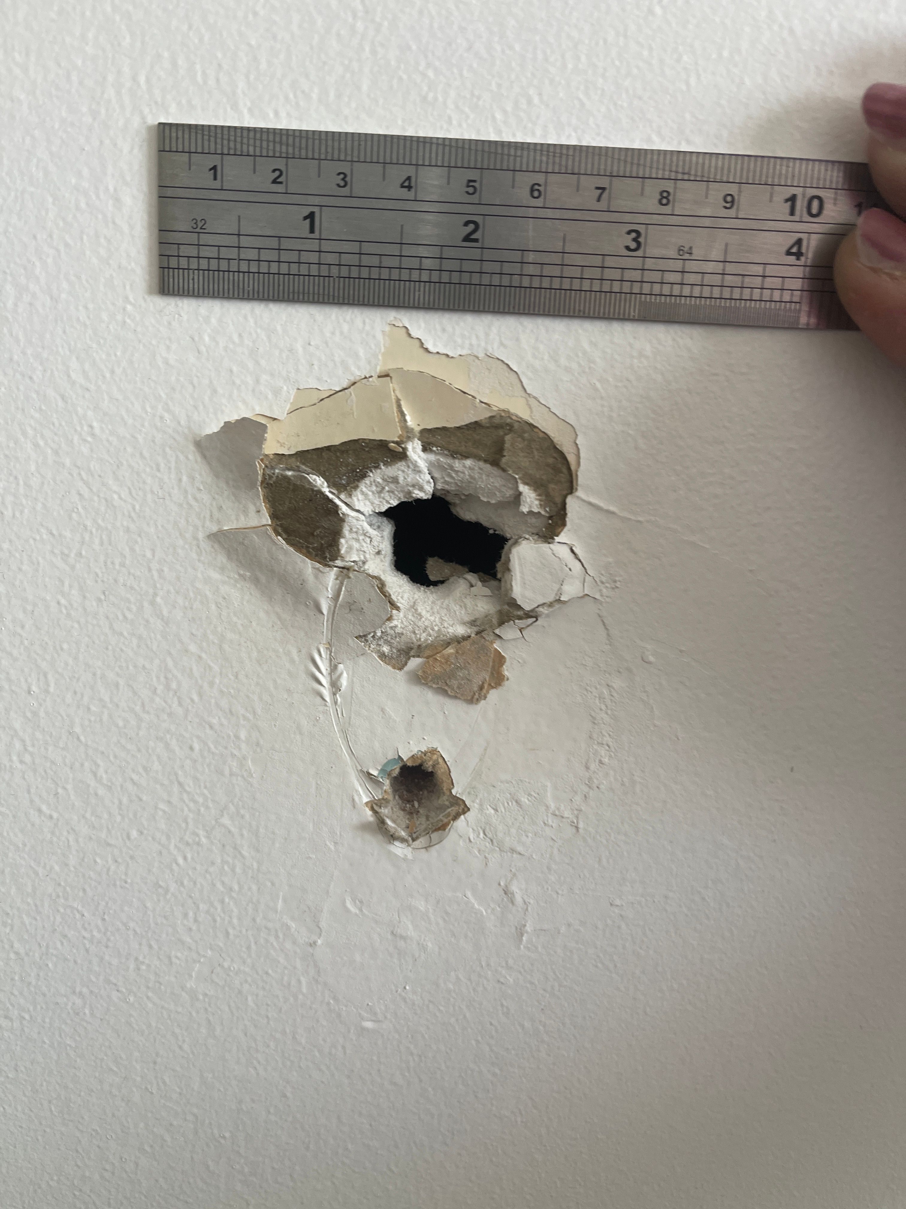 How to repair hole in drywall from rippe... Bunnings community