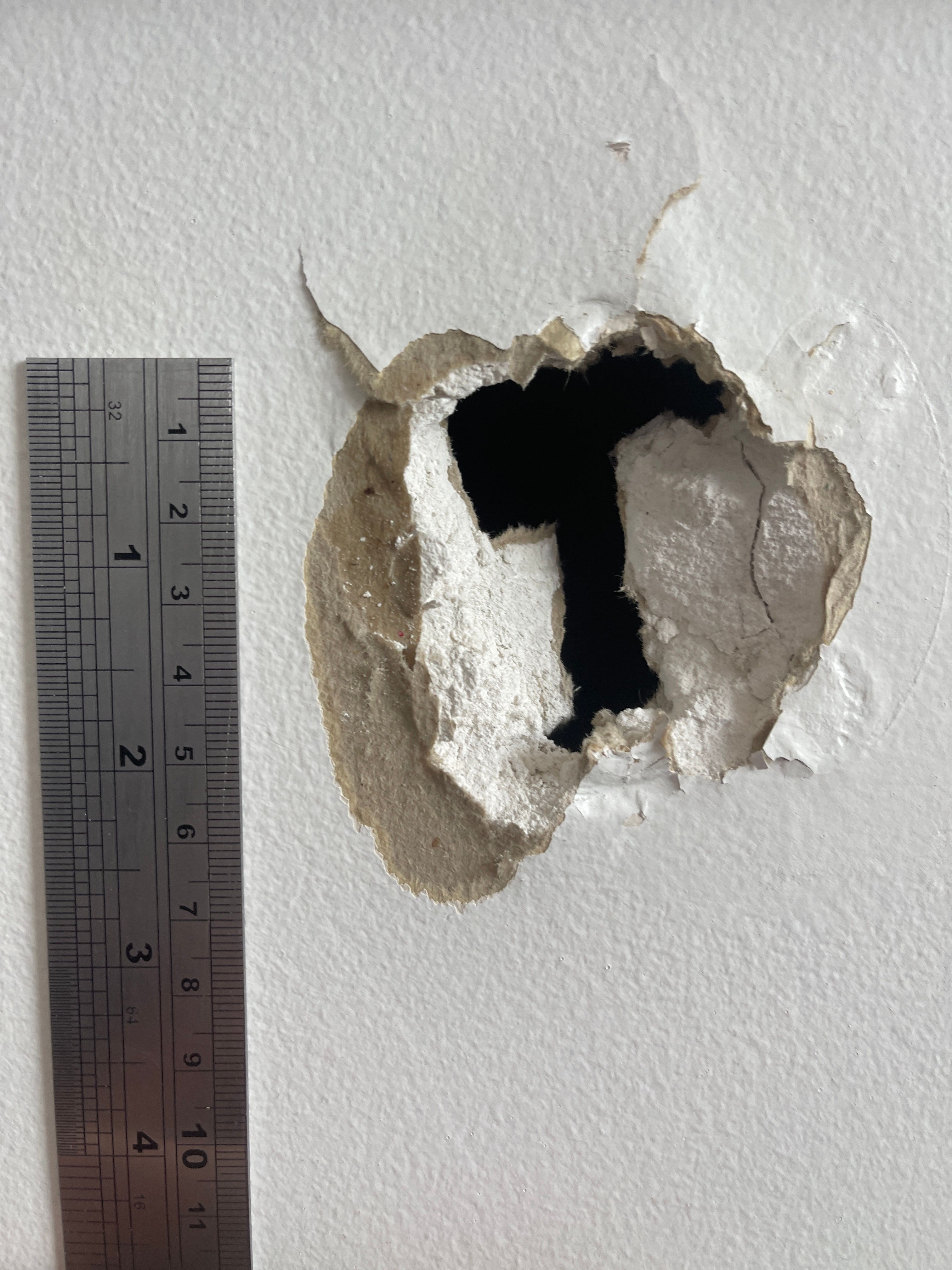 How to repair hole in drywall from rippe... Bunnings community