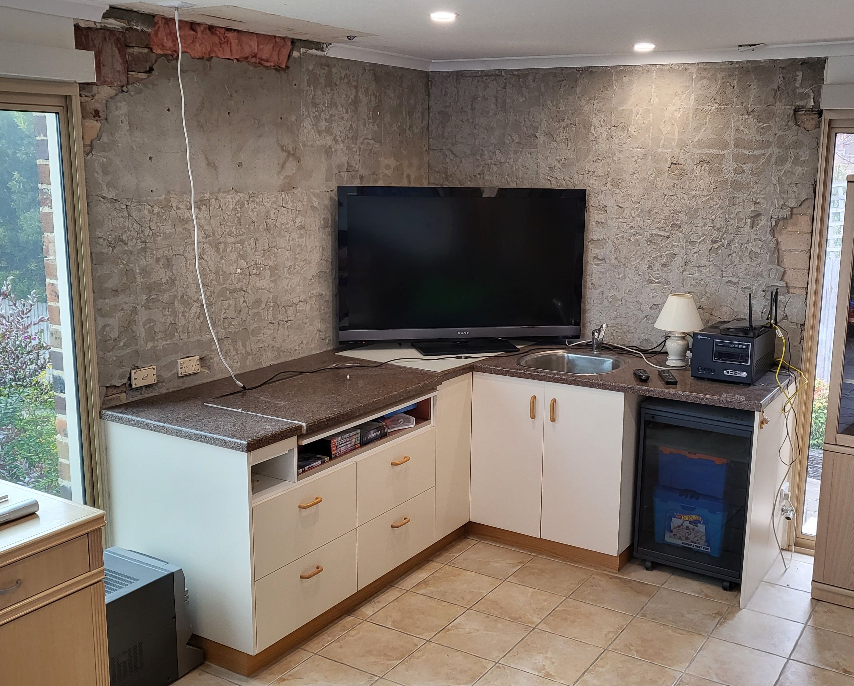 How to repair an internal brick wall tha... Bunnings community