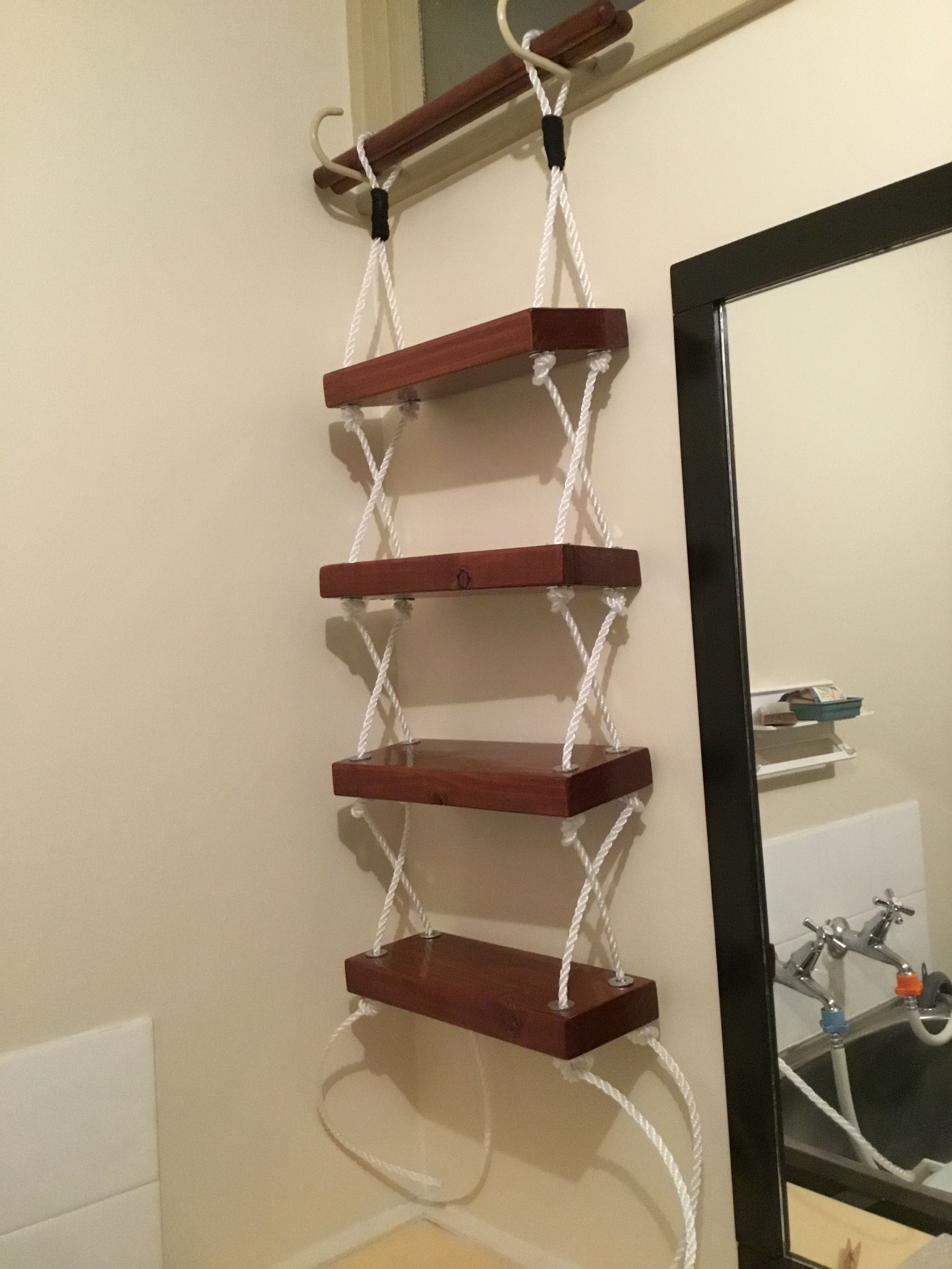 Solved Hanging rope shelves and D.I.Y. mirror Bunnings