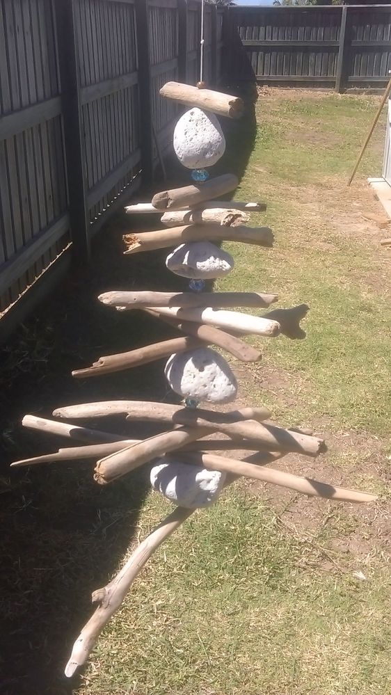 Driftwood/Pumicestone mobile.