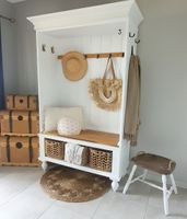 Mudroom makeover by Donna