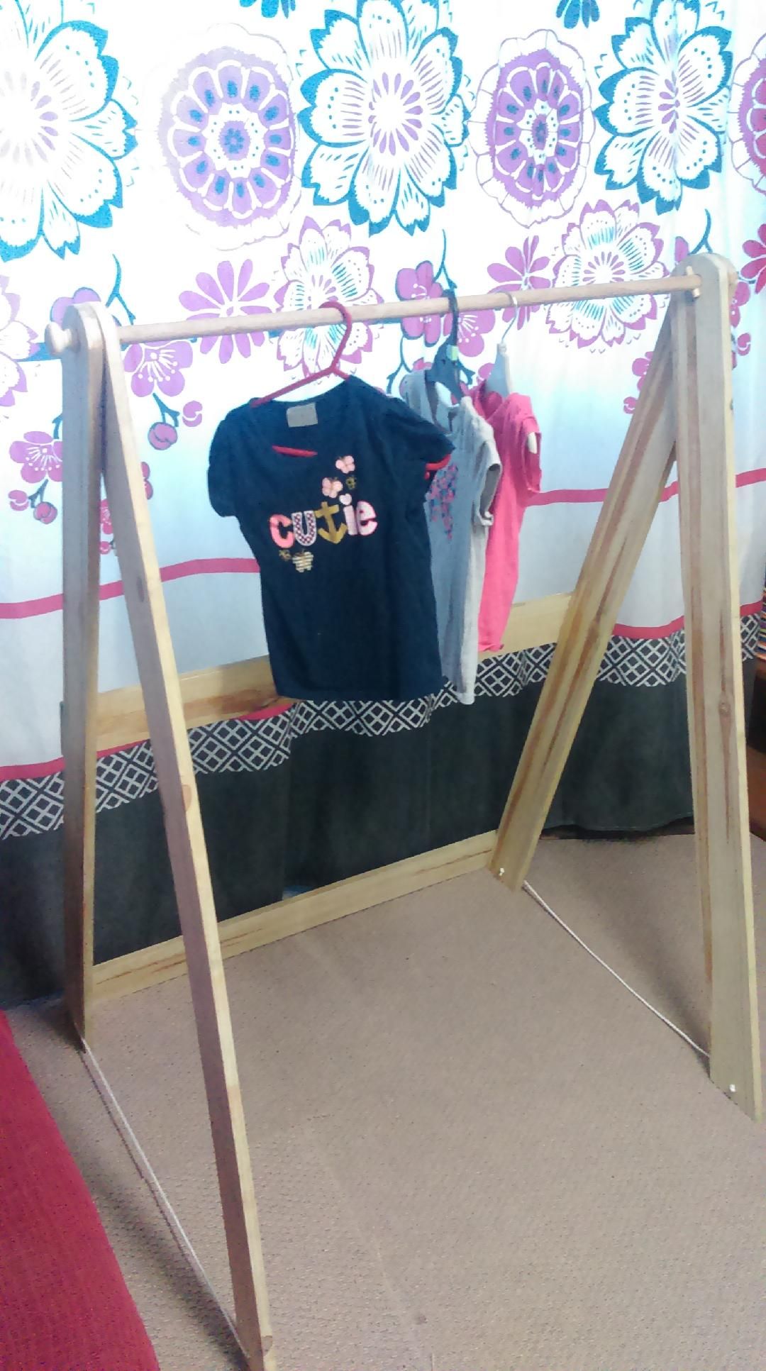 Folding clothes hanger. Bunnings community