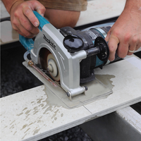 Use a handheld wet saw for dust-free fibro cutting.