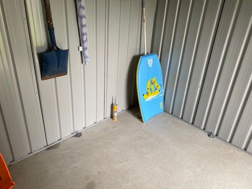 Dampness around the anchor bolts