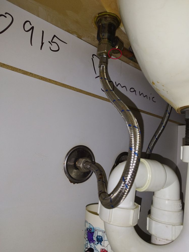 How to fix constant leak under bathroom Bunnings community