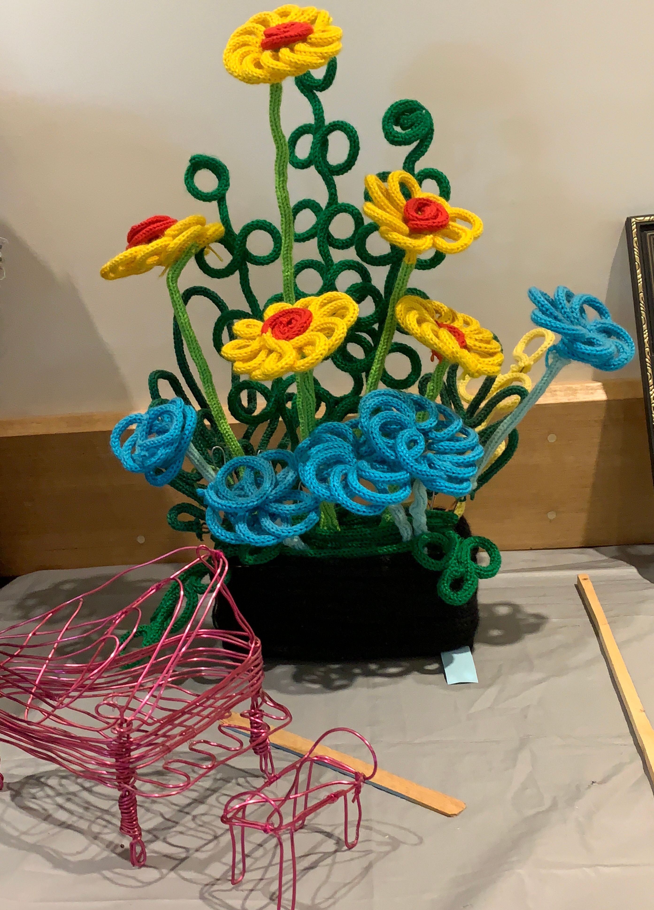 Potplant ferris wheel using metal cloth... Bunnings community