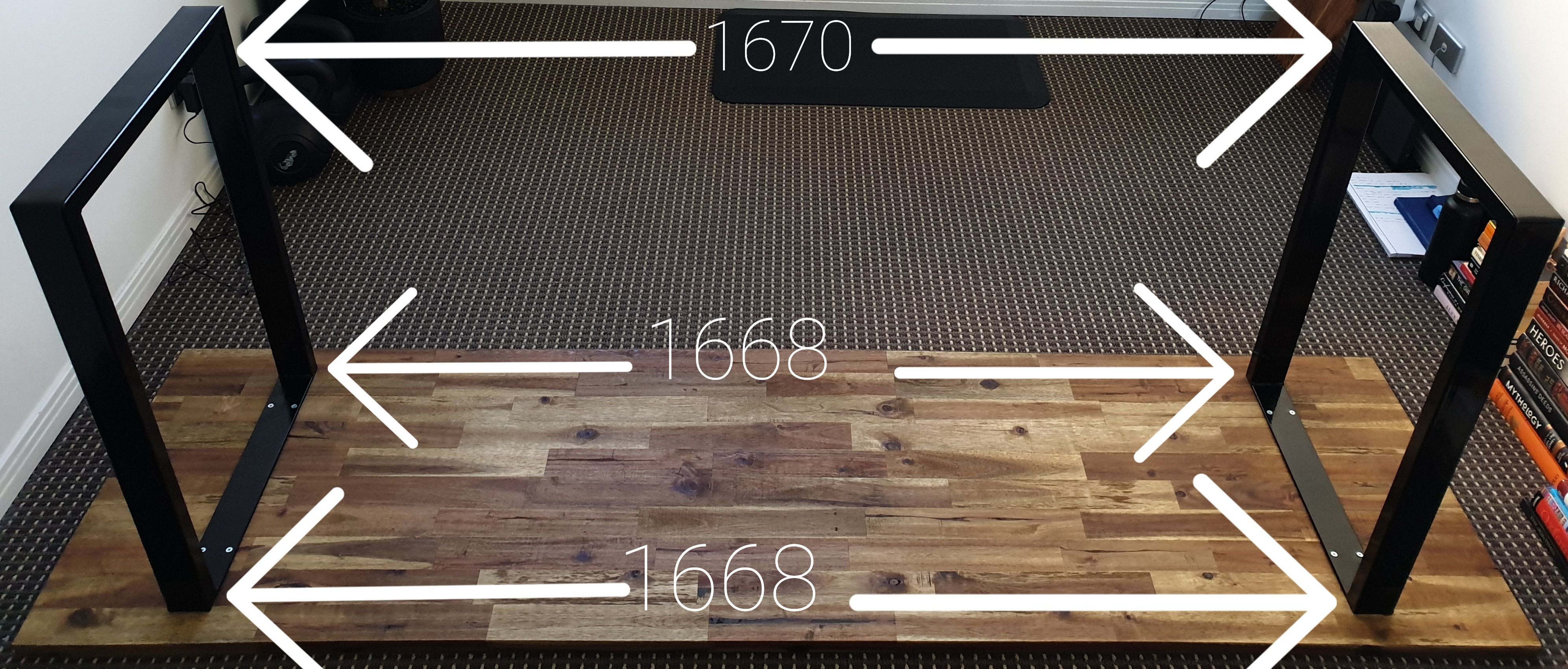 How to prevent Acacia desk tabletop from... Bunnings community