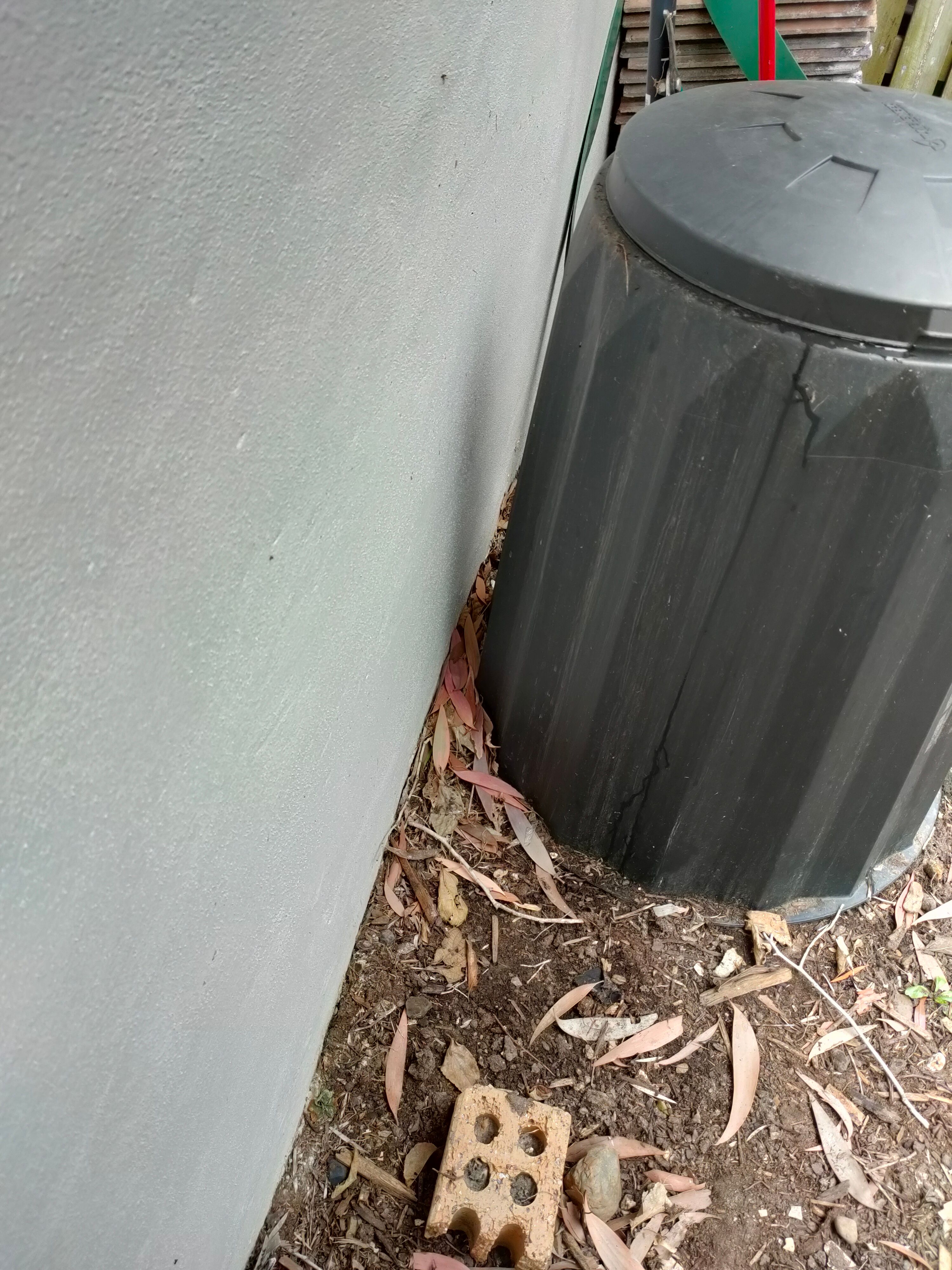 How to add drainage along a wall? Bunnings community