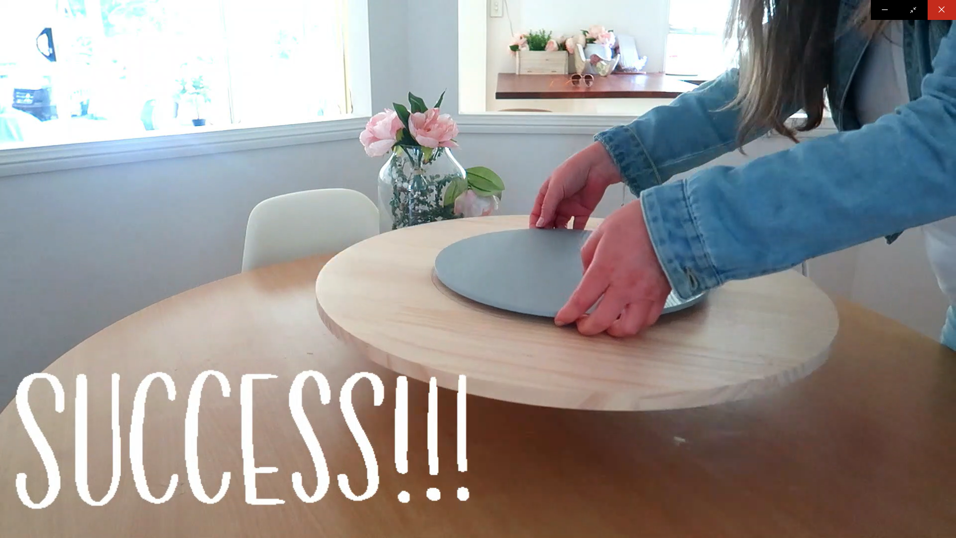 D.I.Y Lazy Susan hack High tea idea Bunnings community