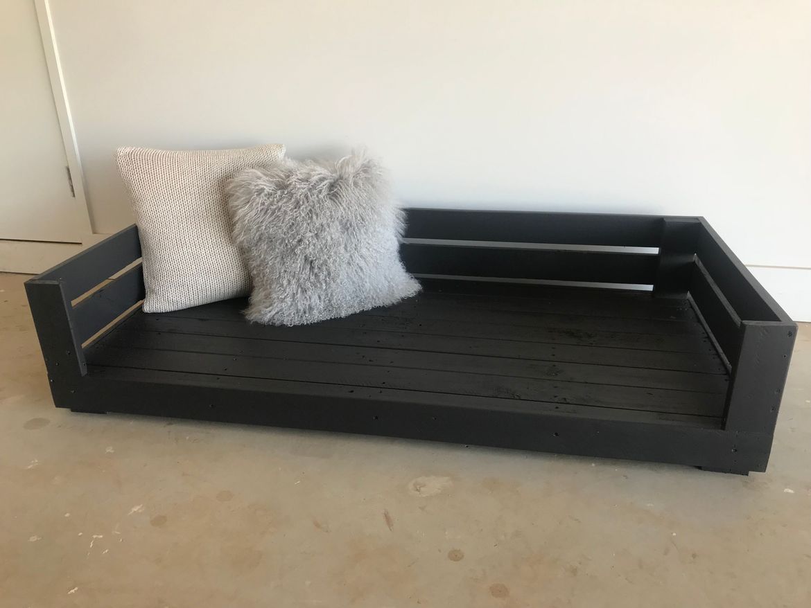 Double Dog Bed Frame  made from 100% recycled Pallets