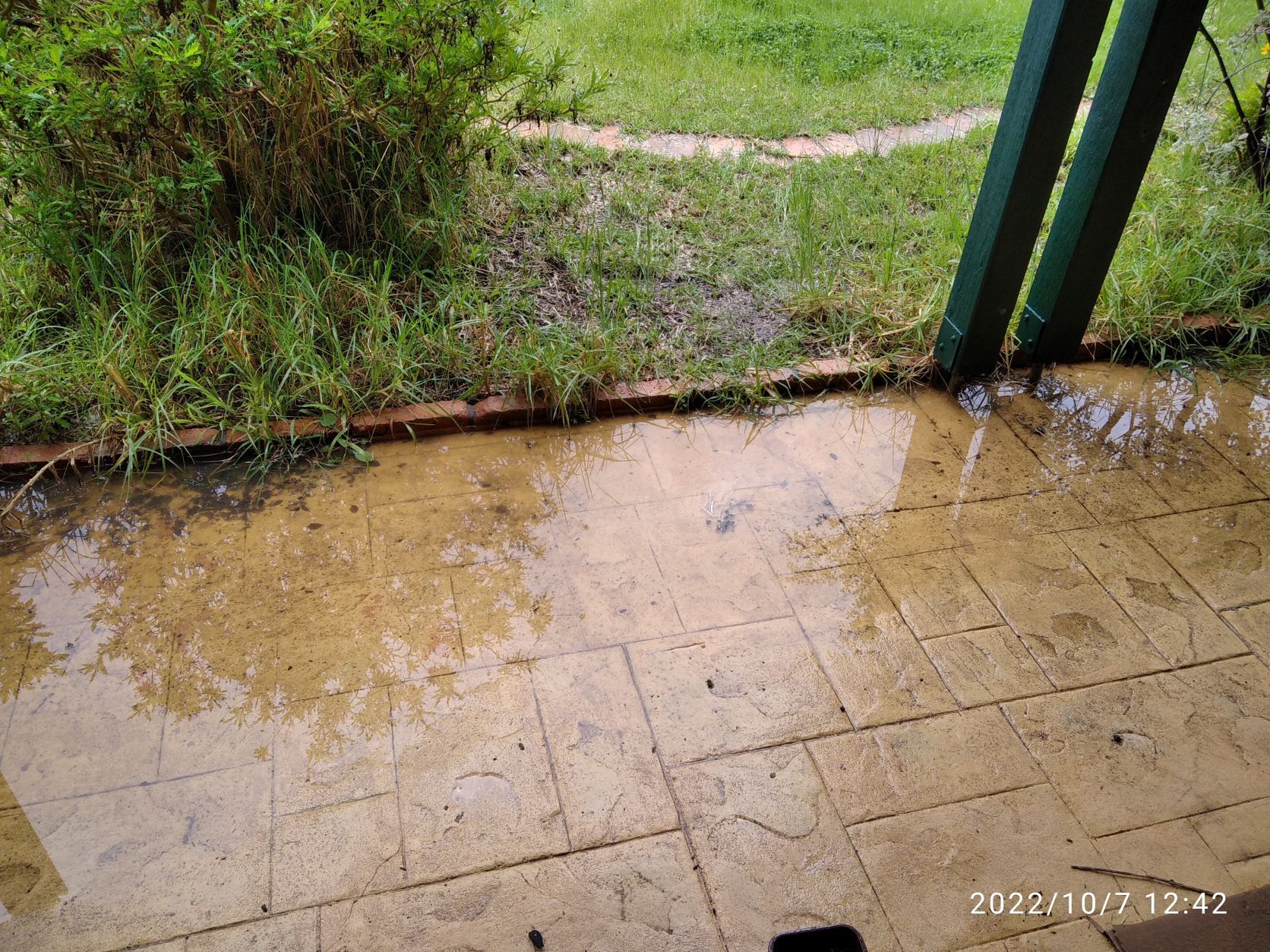 How to stop water accumulating outside m... Bunnings community