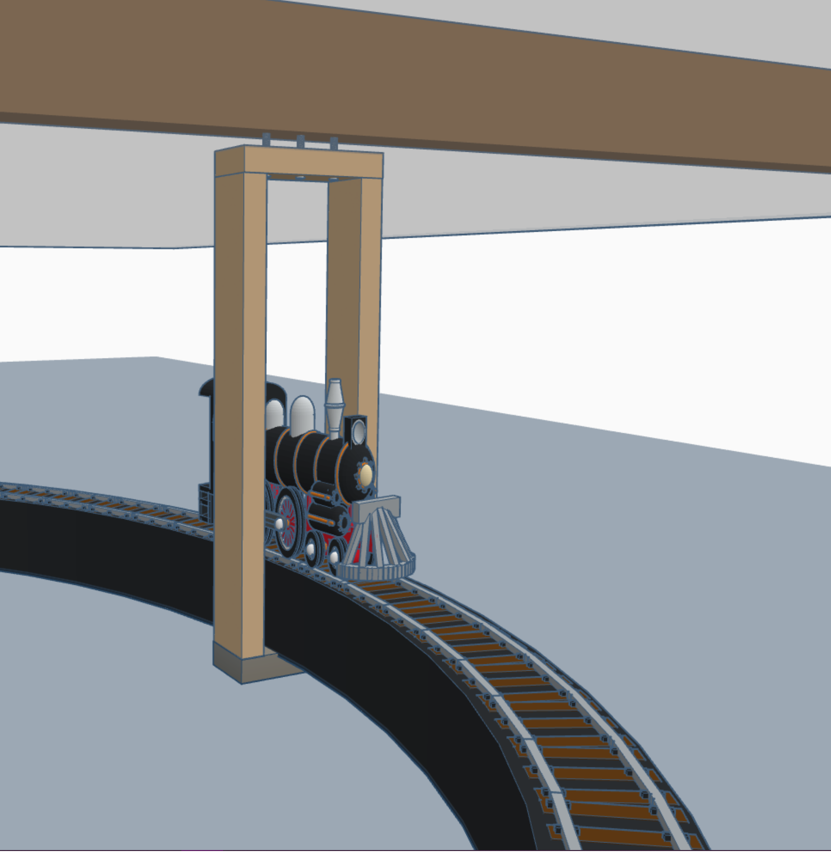 How to suspend model train from ceiling? Bunnings community
